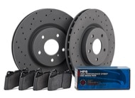 Hawk Talon HPS Brake Kit - Slotted & Drilled