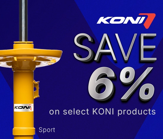 Save 6% on Select KONI Products