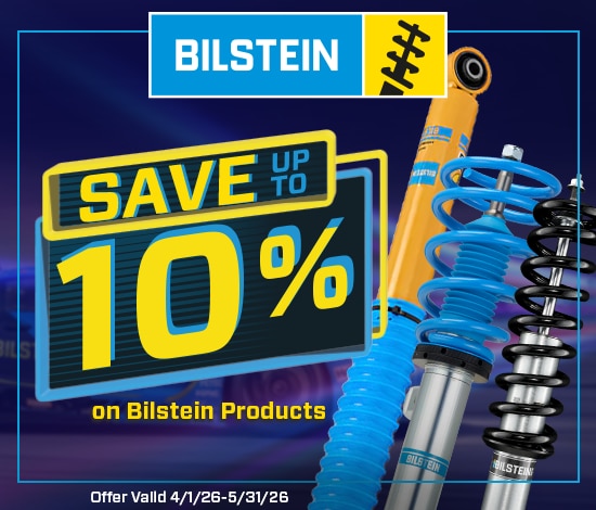 Save Up to 10% on Select Bilstein Products