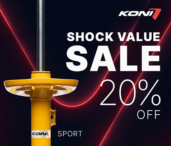 KONI Shock Value Sale Save 20%