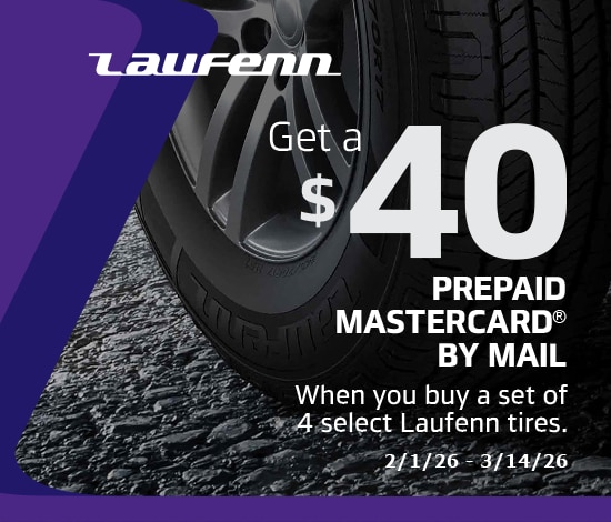 Buy 4 Select Laufenn Tires, Get a $40 Hankook Prepaid Mastercard by Mail