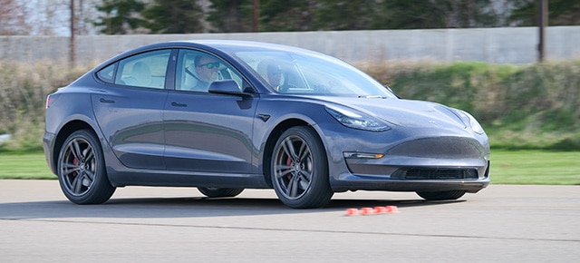 Tesla on Test Track