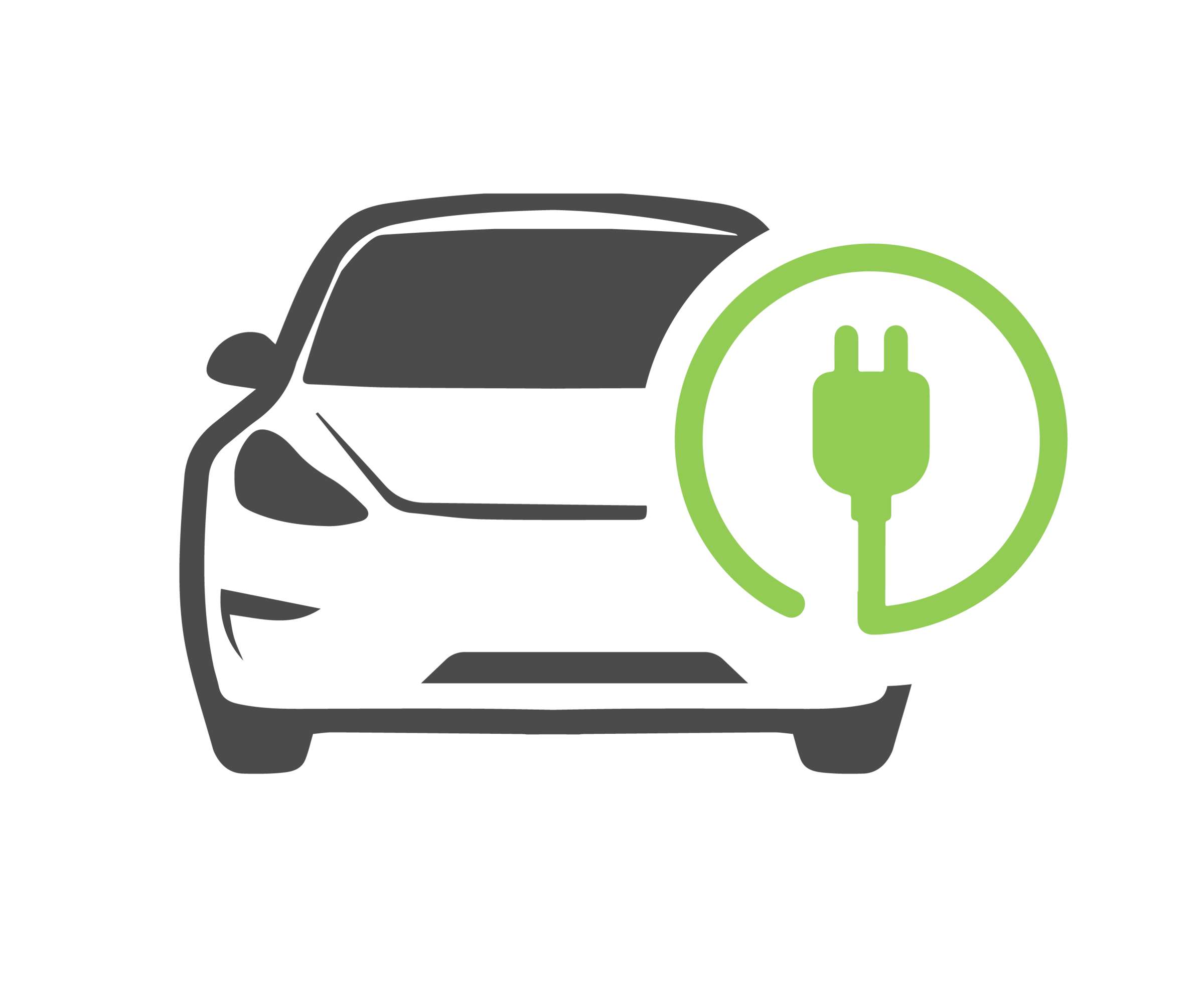 Electric vehicle icon