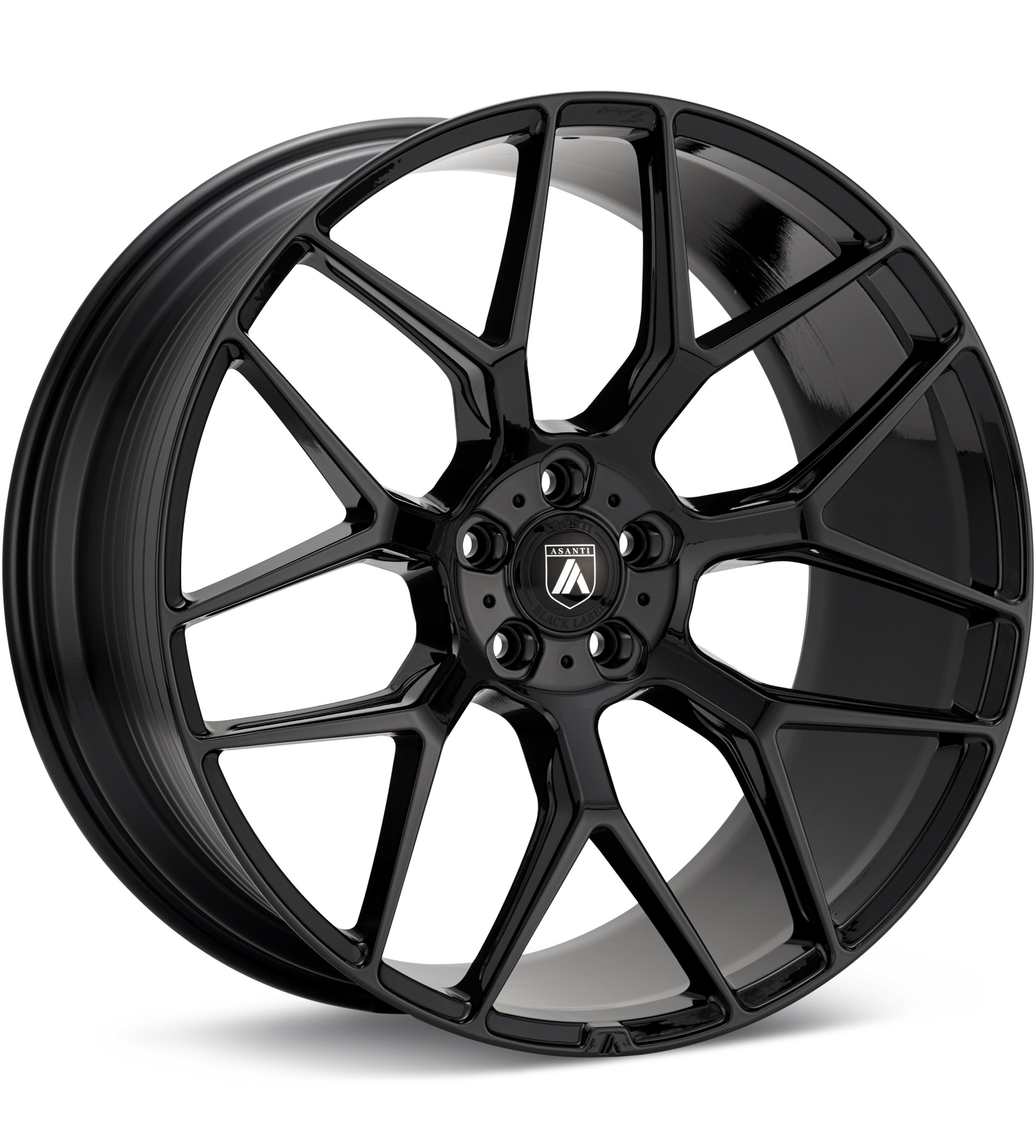 ASANTI Black Label ABL-27 Gloss Black Wheels 20 In 20x9 +35 ABL27-20905235BK