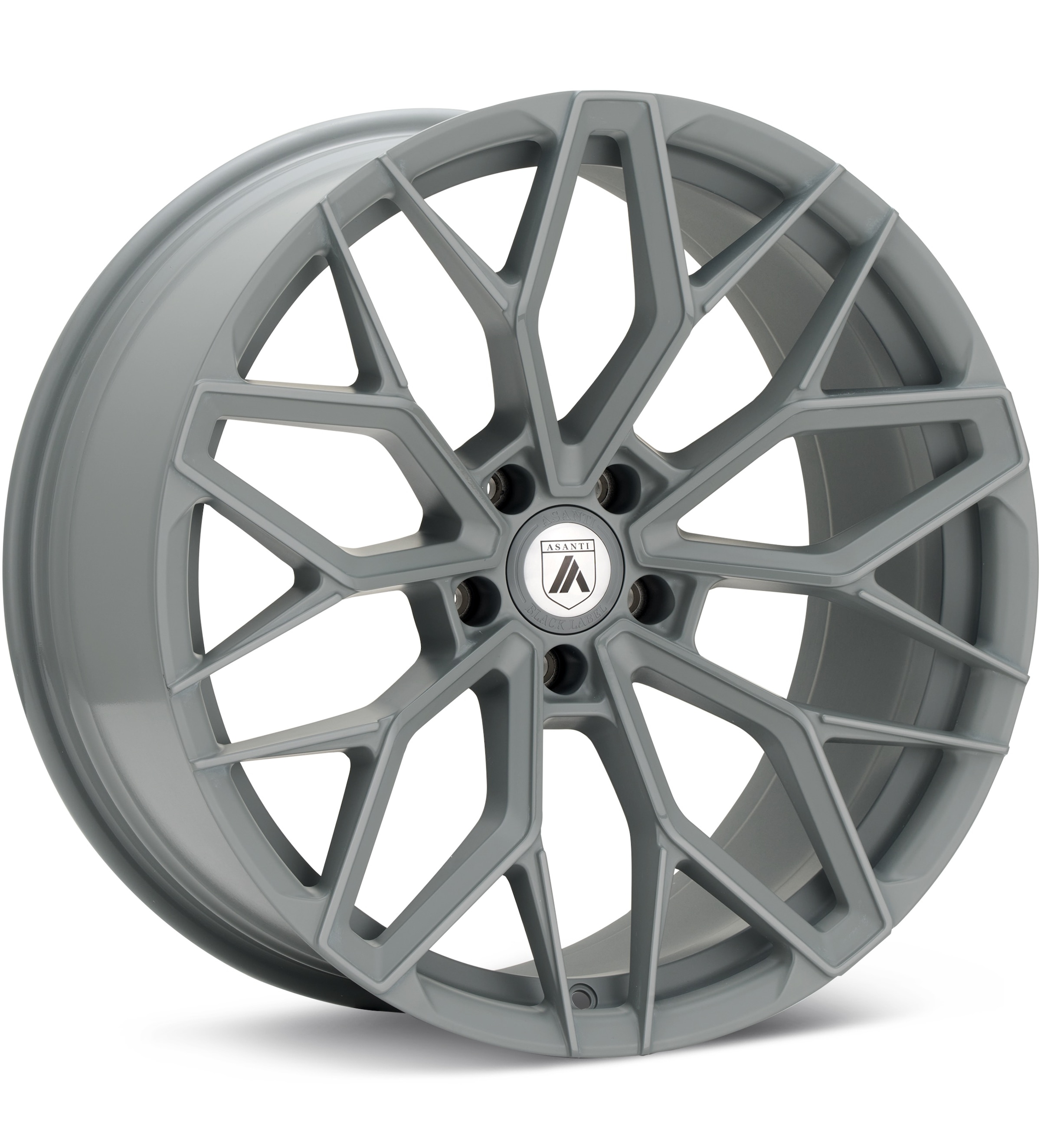 ASANTI Black Label ABL-39 Battleship Grey Wheels 20 In 20x9.5 +15 AB039AX20951515