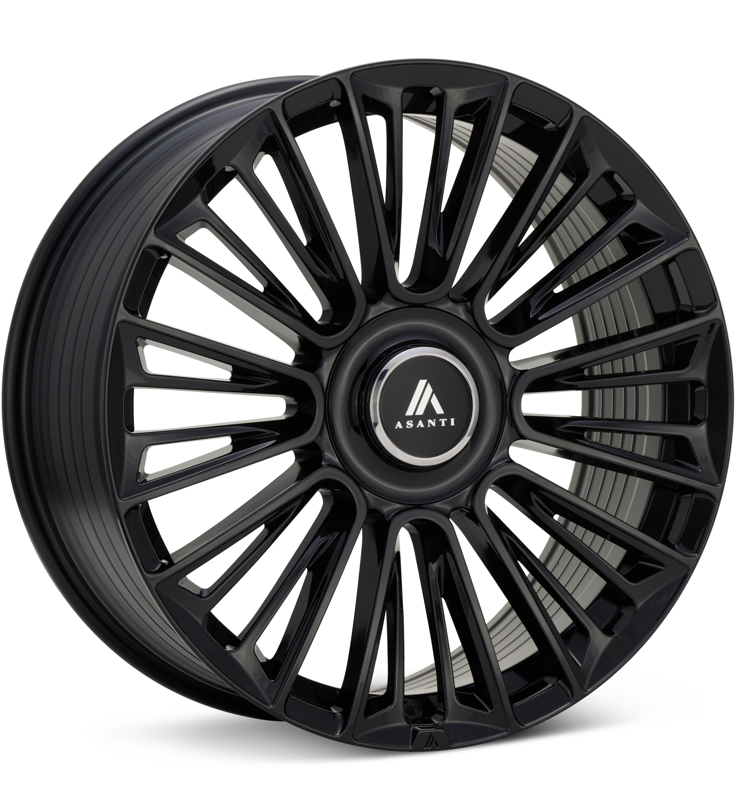 ASANTI Black Label ABL-49 Gloss Black Wheels 22 In 22x9.5 +30 AB049BX22956A30