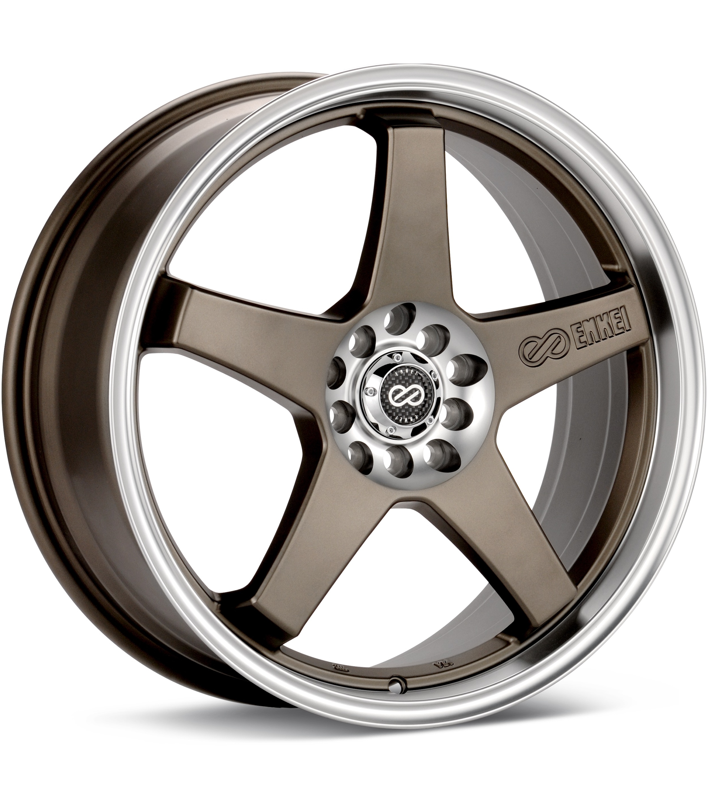 Enkei Performance EV5 Bronze W/Machined Lip Wheels 17 In 17x7 +38 446-770-0238ZP