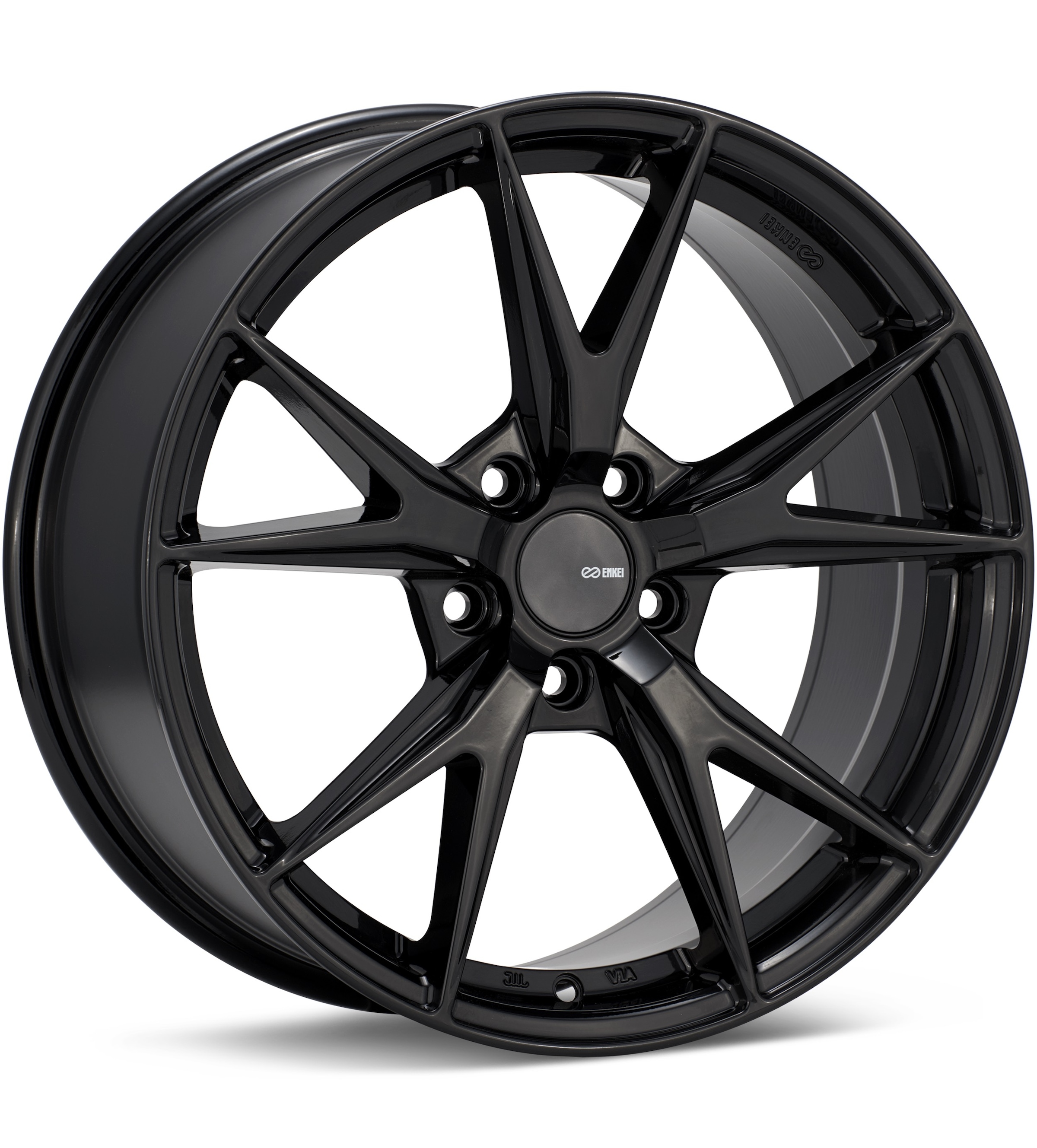 Enkei Performance Phoenix Gloss Black Wheels 18 In 18x8 +35 523-880-6535BK