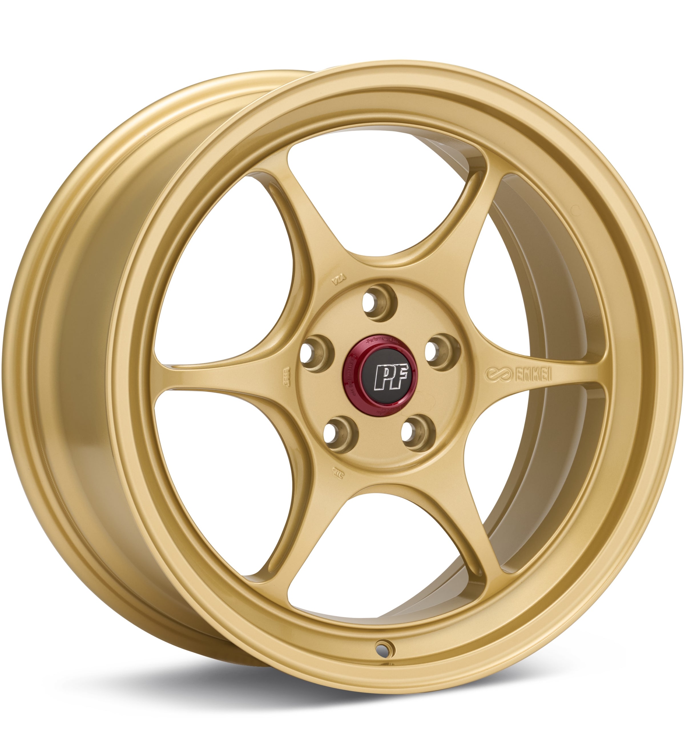 Enkei Racing PF06 Gold Wheels 18 In 18x8.5 +45 545-885-6545GG