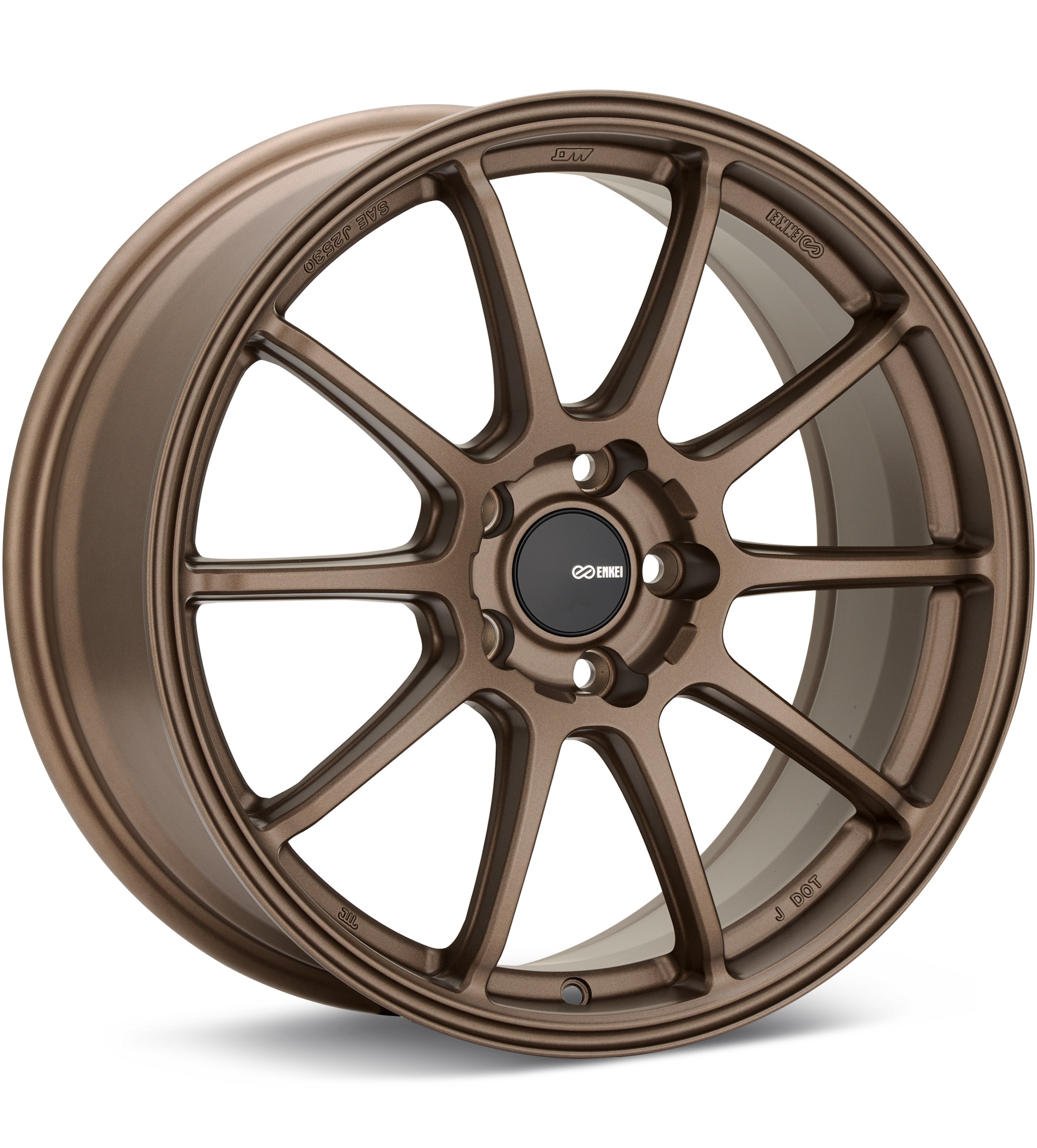 Enkei Tuning Triumph Matte Bronze Wheels 18 In 18x8 +45 543-880-8045ZP