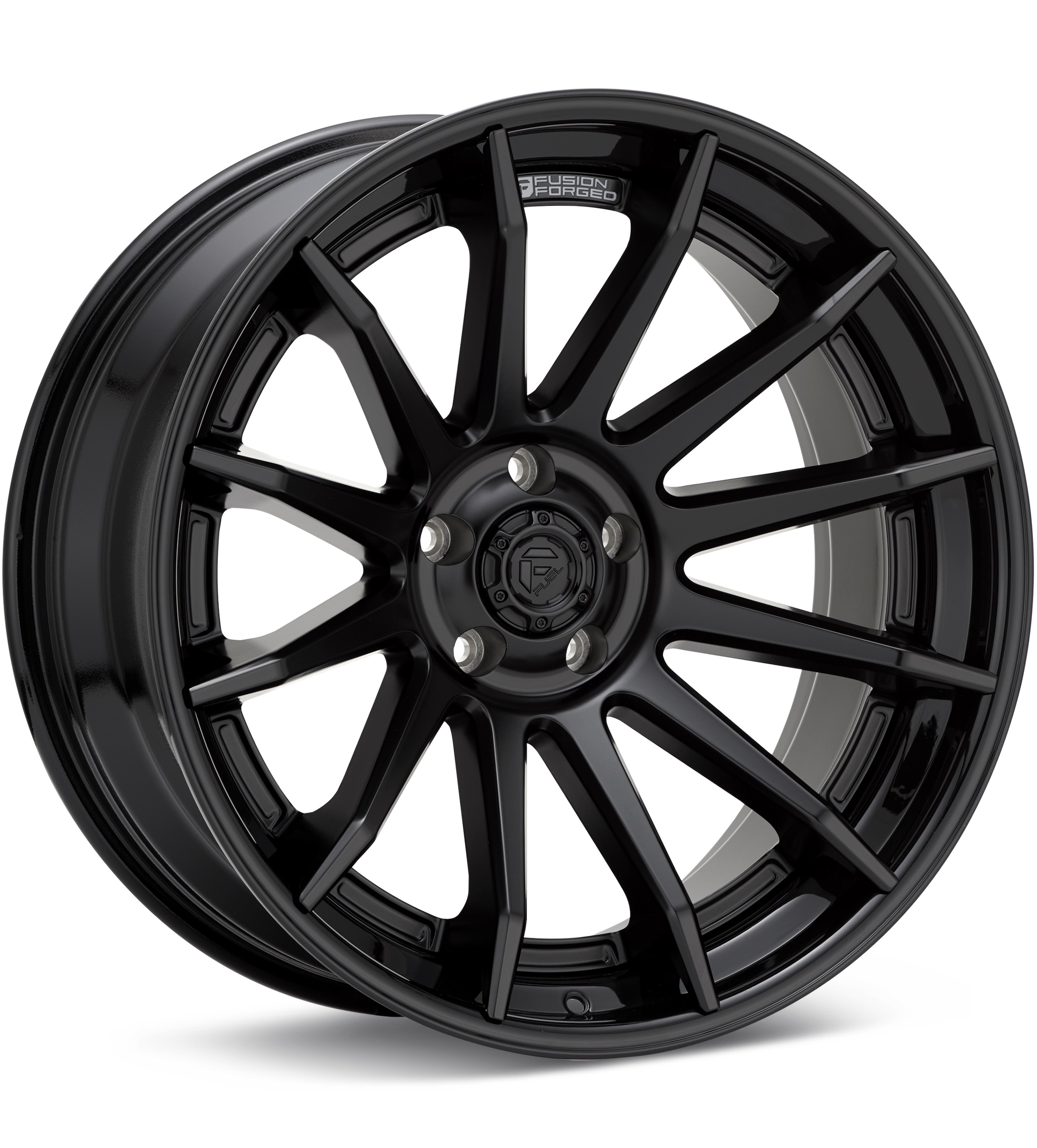 Fuel Off-Road Burn Black W/Gloss Black Lip Wheels 20 In 20x10 -18 FC403MX20106818N