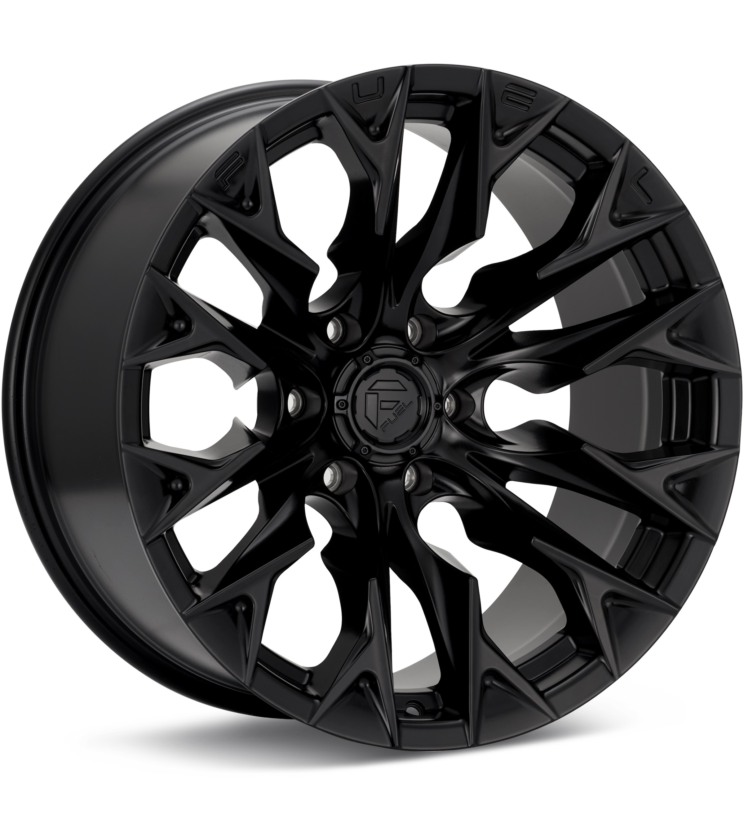 Fuel Off-Road Flame 6 Black Wheels 20 In 20x10 -18 D80420008447