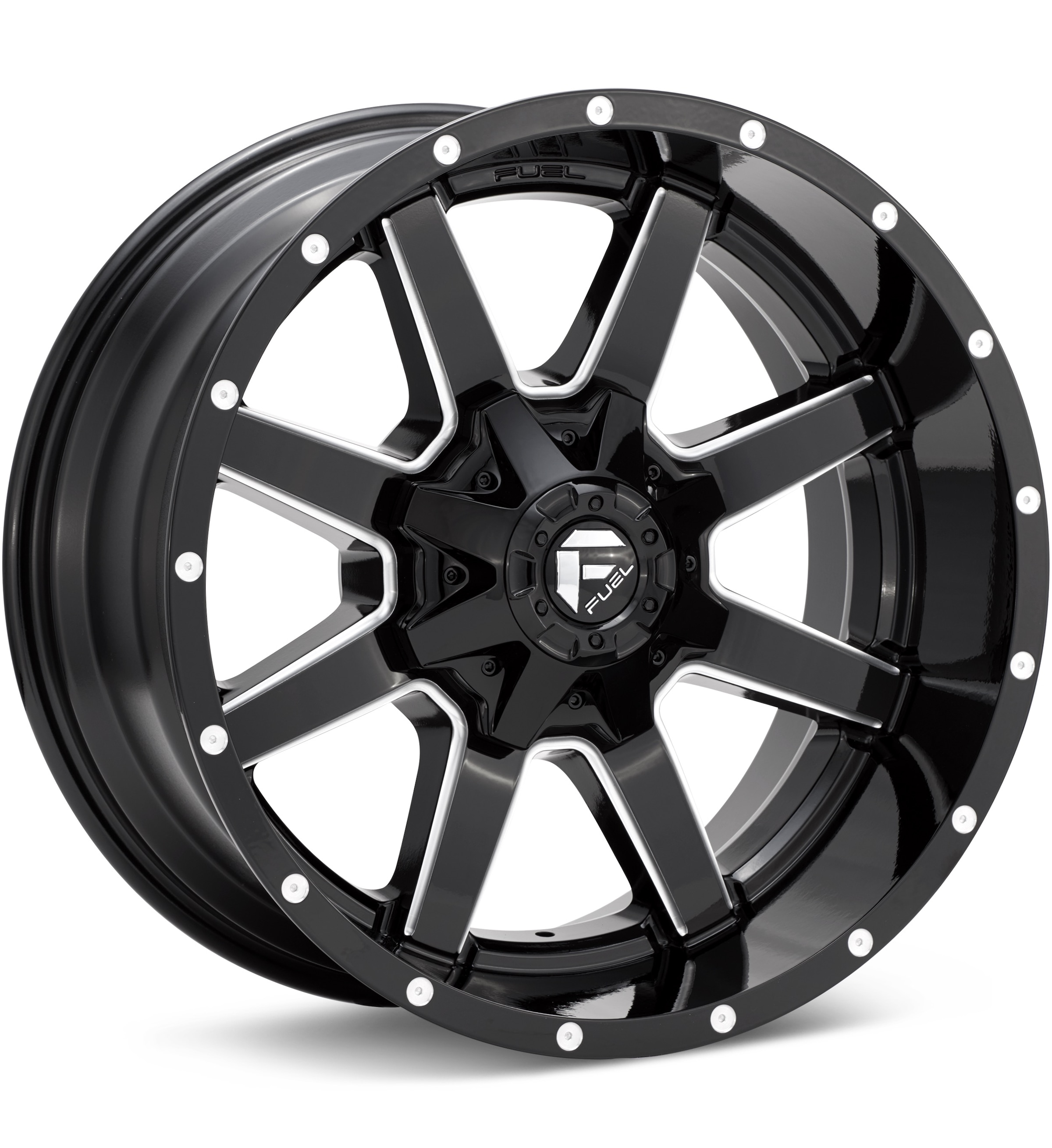 Fuel Off-Road Maverick Gloss Black W/Milled Accent Wheels 17 In 17x8.5 +25 D6101785G157