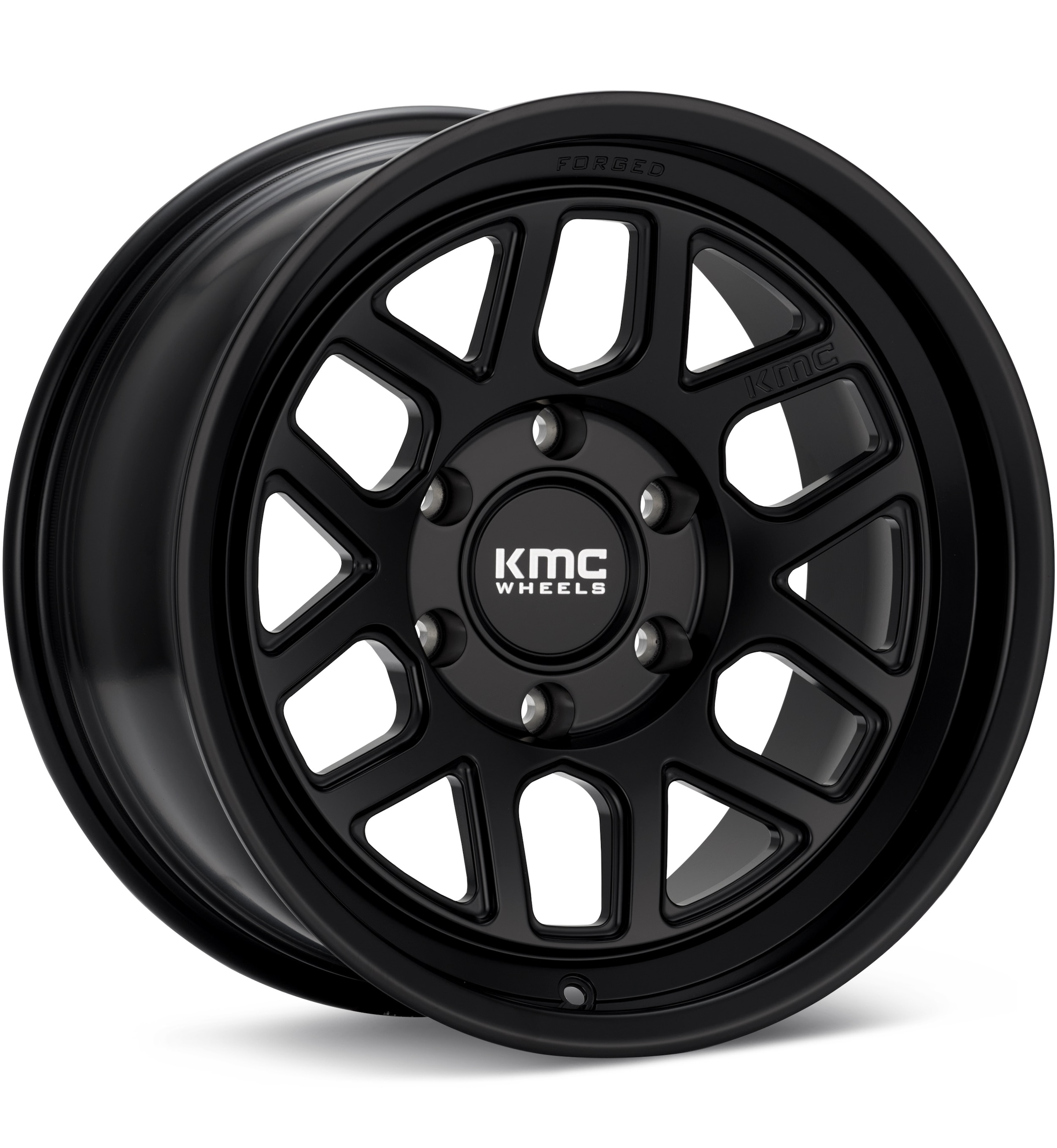 KMC KM446 Mesa Forged Satin Black Wheels 17 In 17x8.5 -10 KM446MX17856810N