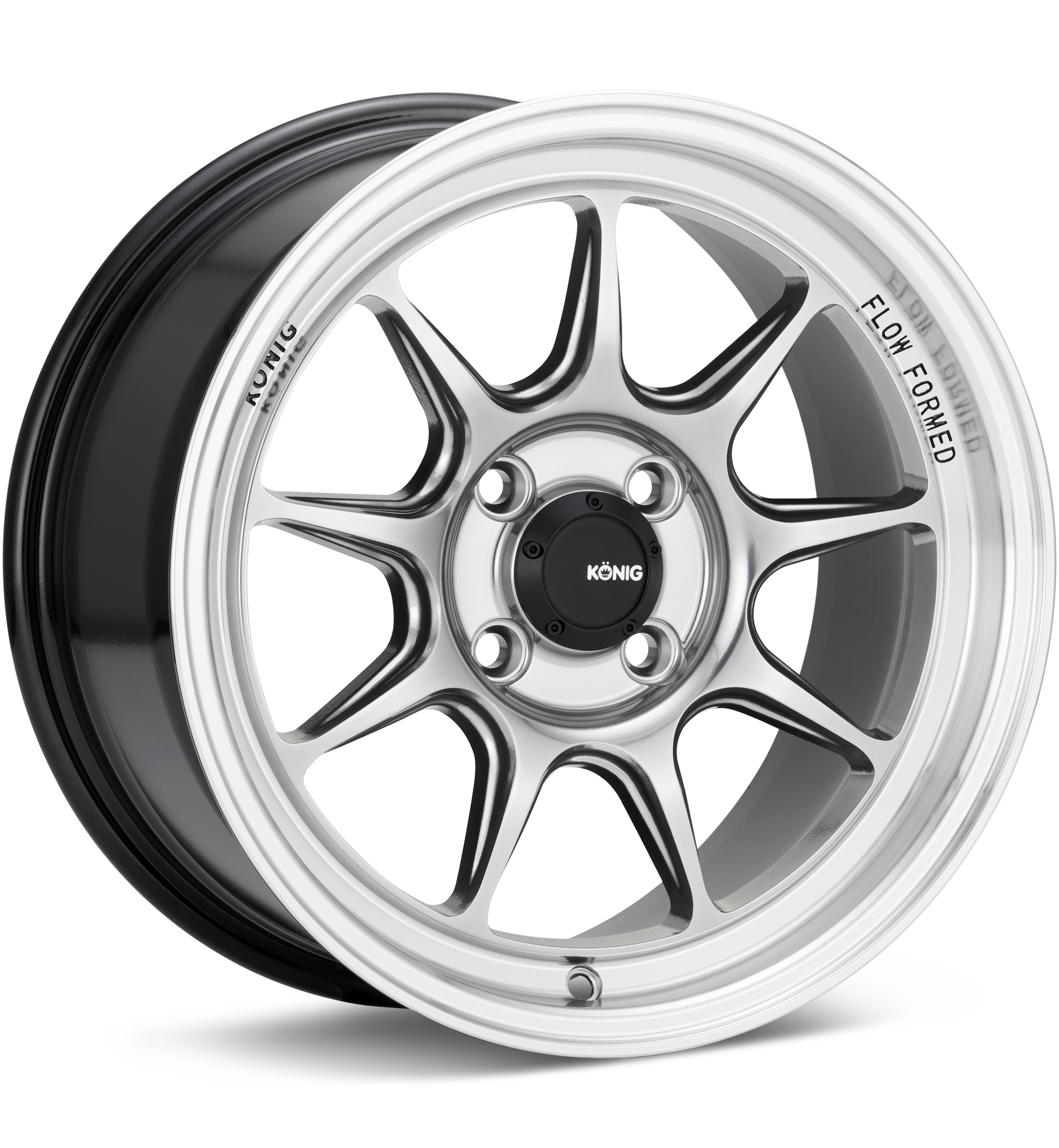 Konig Countergram Hyper Chrome W/Mirror Mach Lip Wheels 18 In 18x10.5 +20 CT0851420C