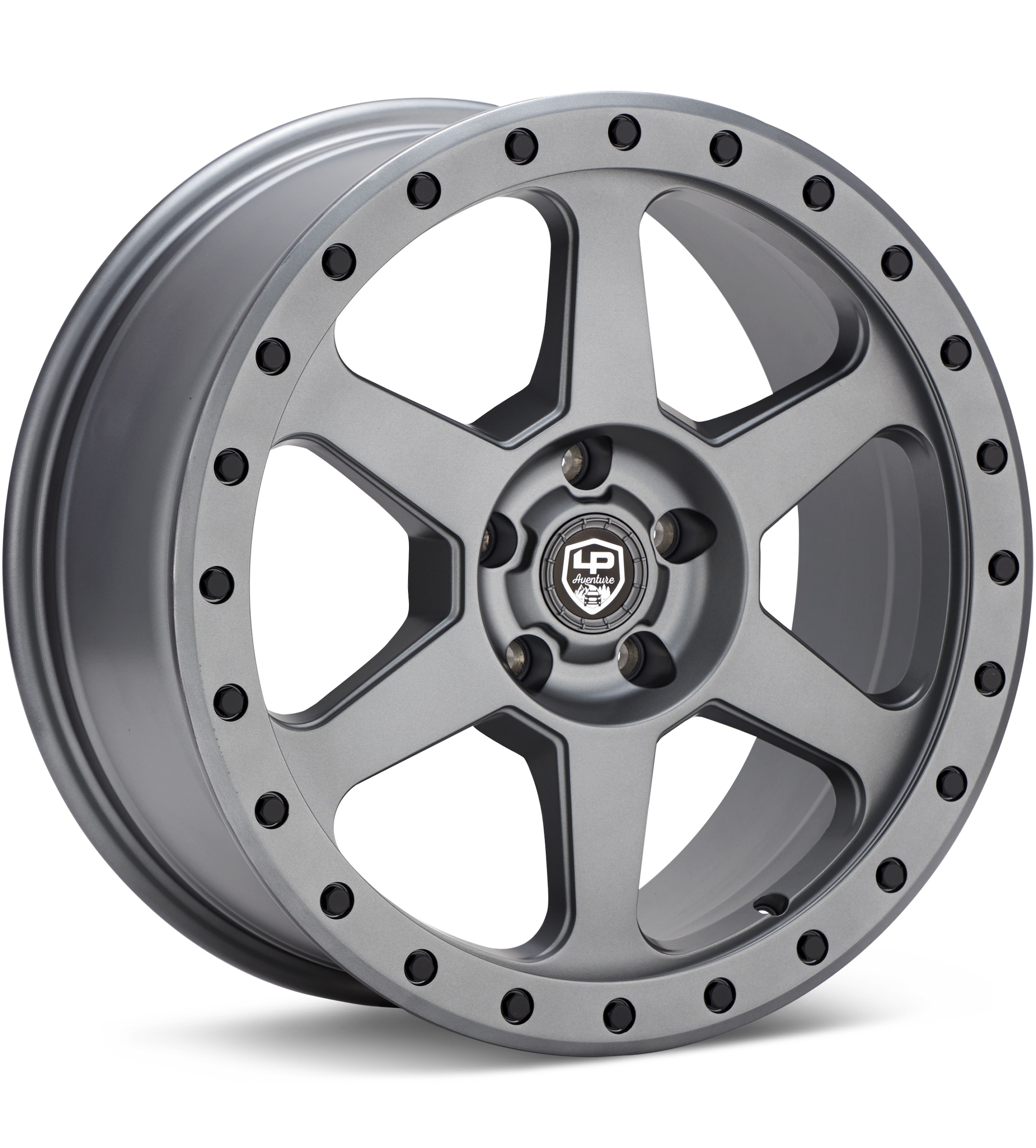 LP Aventure LP3 Matte Grey Wheels 17 In 17x8 +38 LP3178510838MG