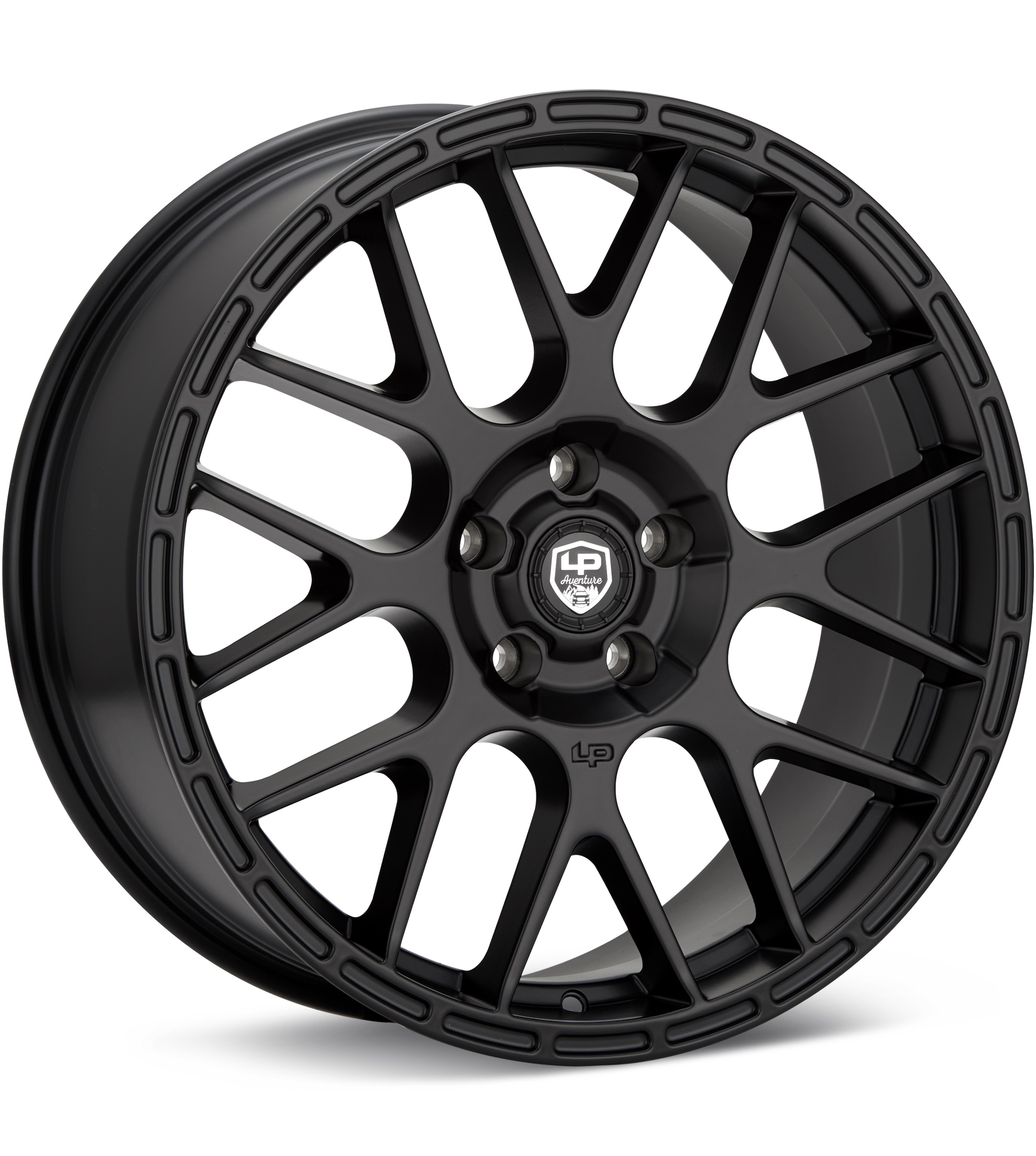 LP Aventure LP6 Black Wheels 18 In 18x8 +35 LP61880511435MB