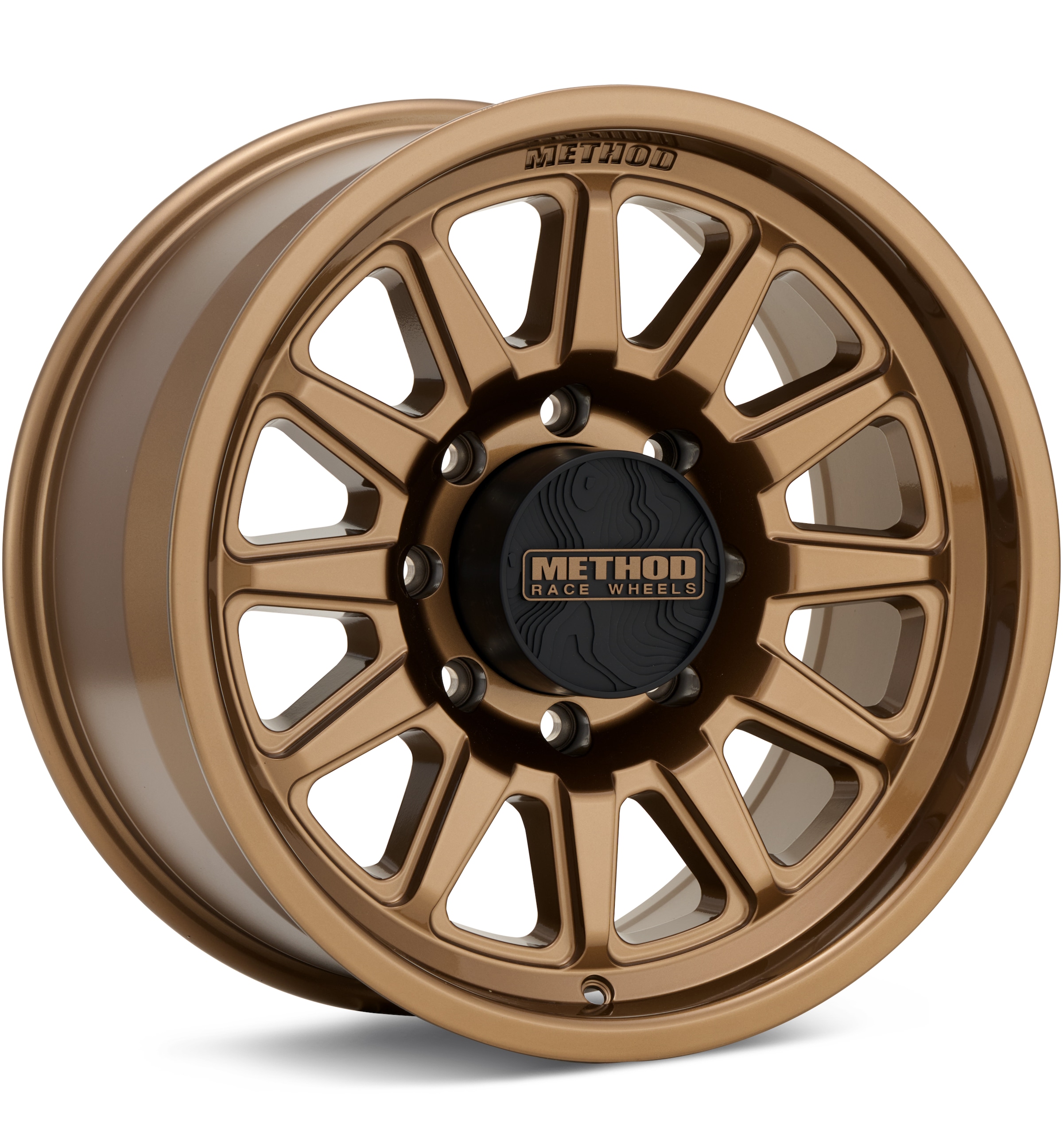 Method MR323 8-Lug Rally Bronze Wheels 18 In 18x9 +12 MR323890801512