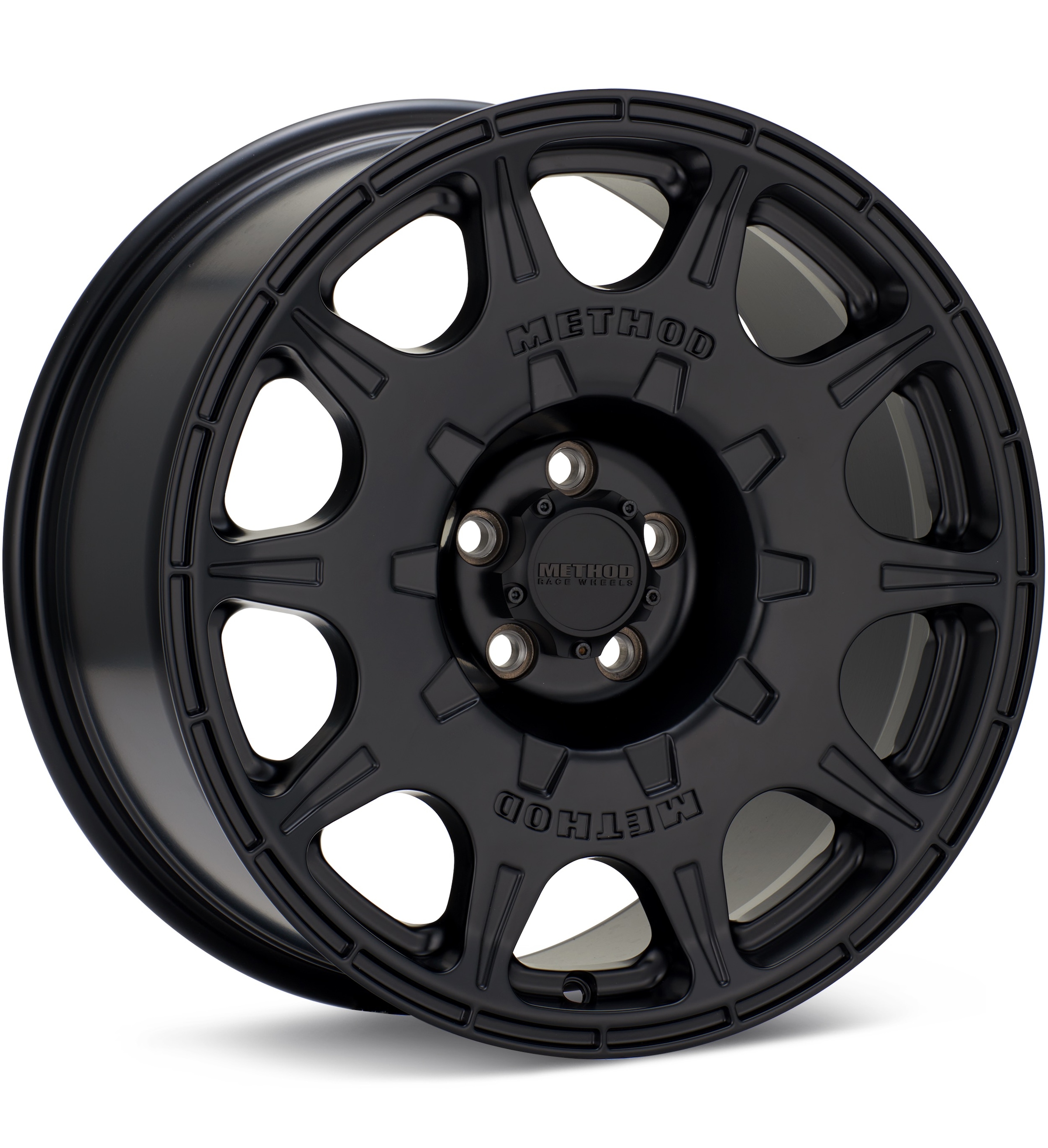 Method Rally Series MR502 V2 Black Wheels 18 In 18x8 +38 MR50288012538-2