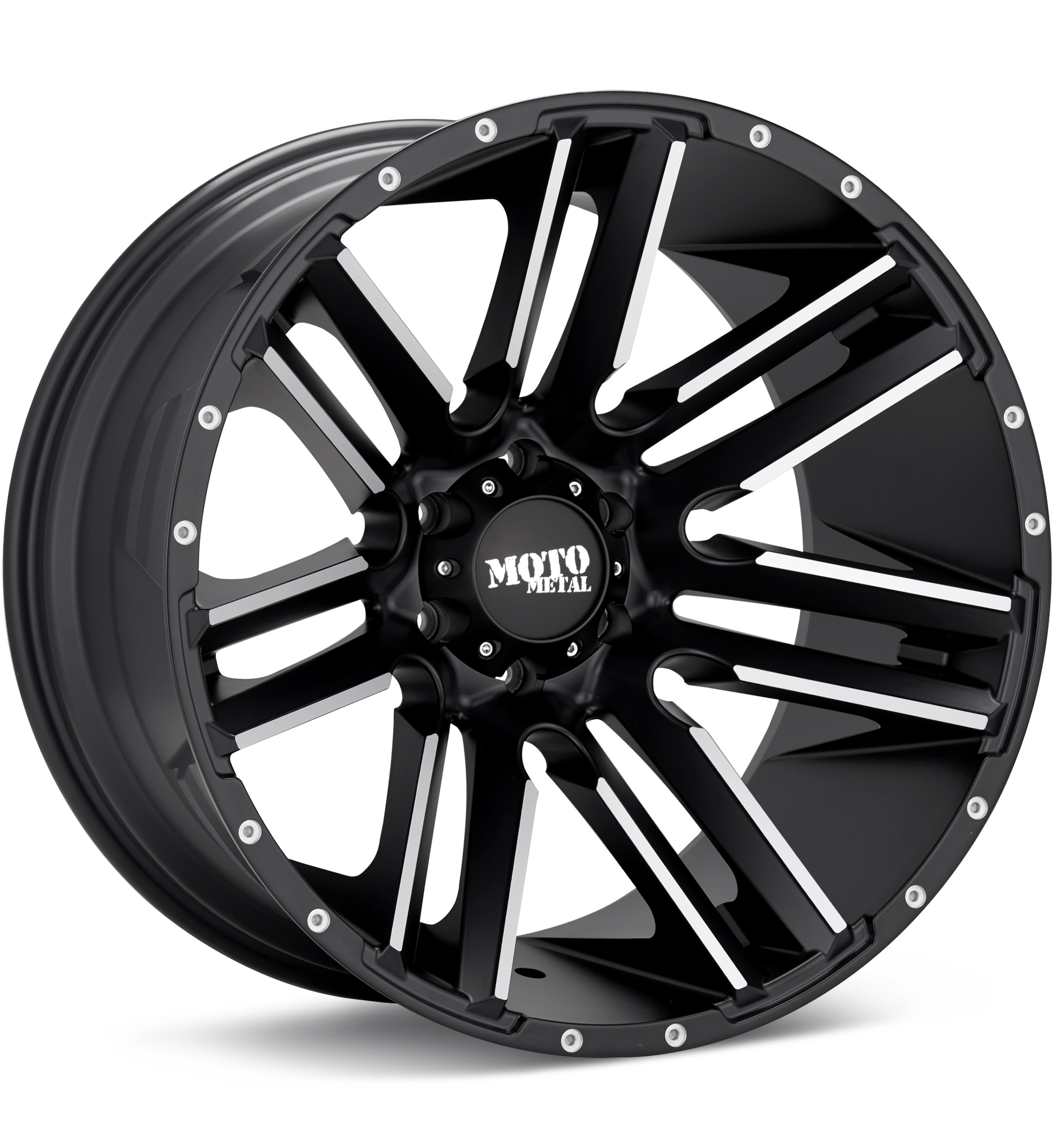 MOTO METAL MO978 Razor Machined W/Black Accent Wheels 20 In 20x9 18 MO97829068518