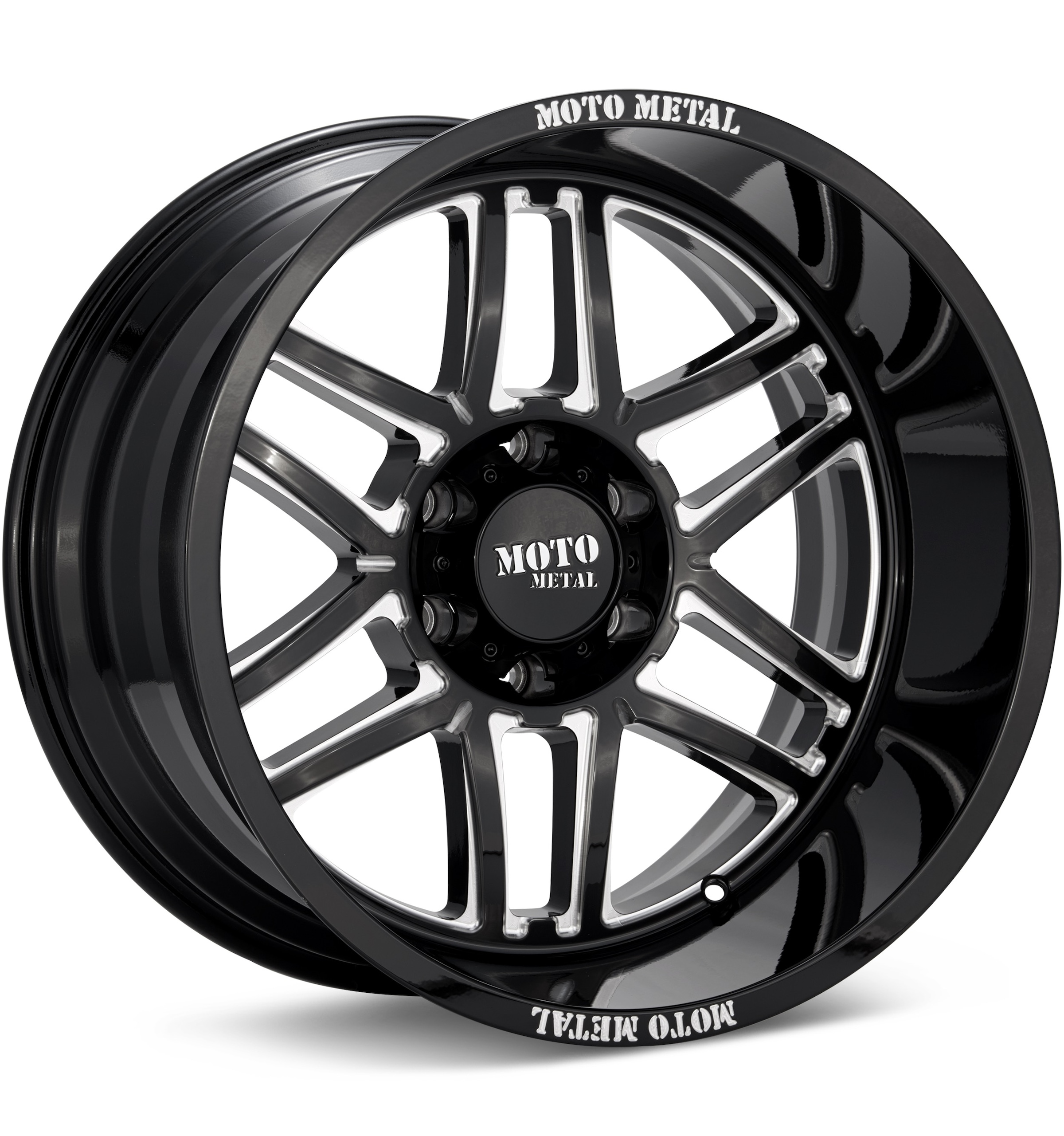 MOTO METAL MO992 Folsom Black W/Milled Accent Wheels 20 In 20x10 -18 MO99221085318N