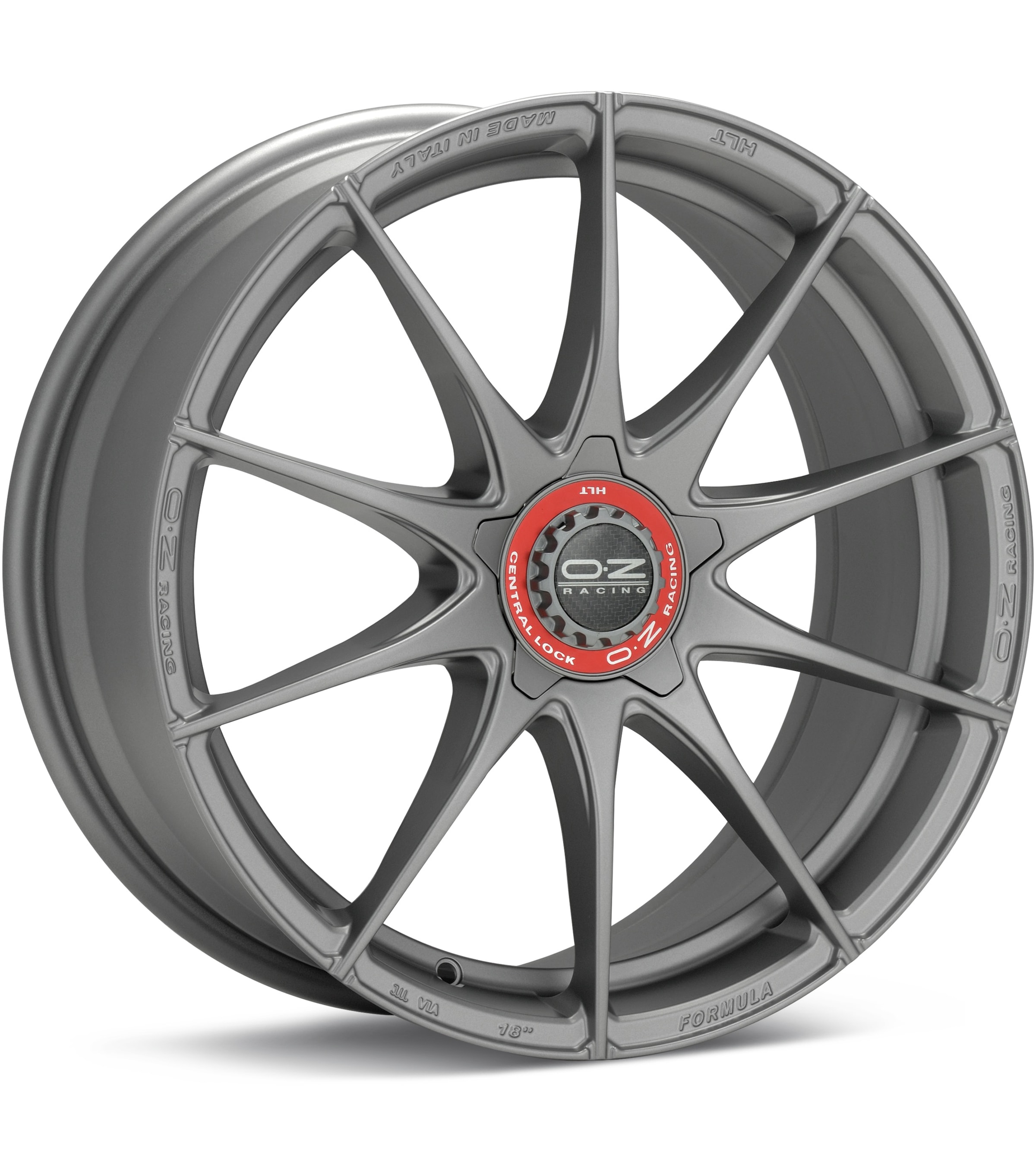 O.Z. Formula HLT Matte Grey Wheels 18 In 18x8 48 W01892203G1