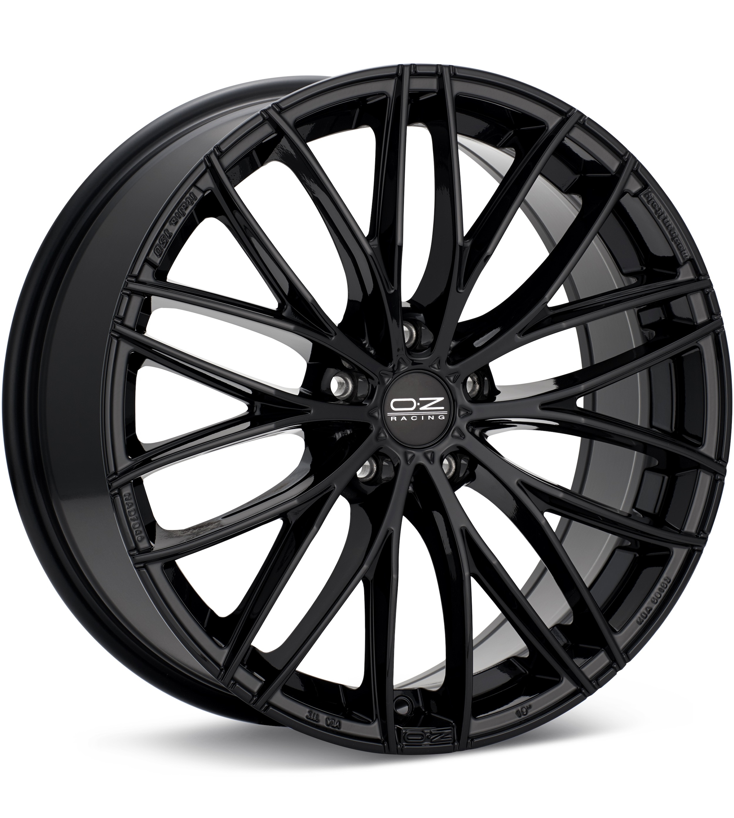 O.Z. Italia 150 Gloss Black Wheels 18 In 18x8 +45 W01884200O2