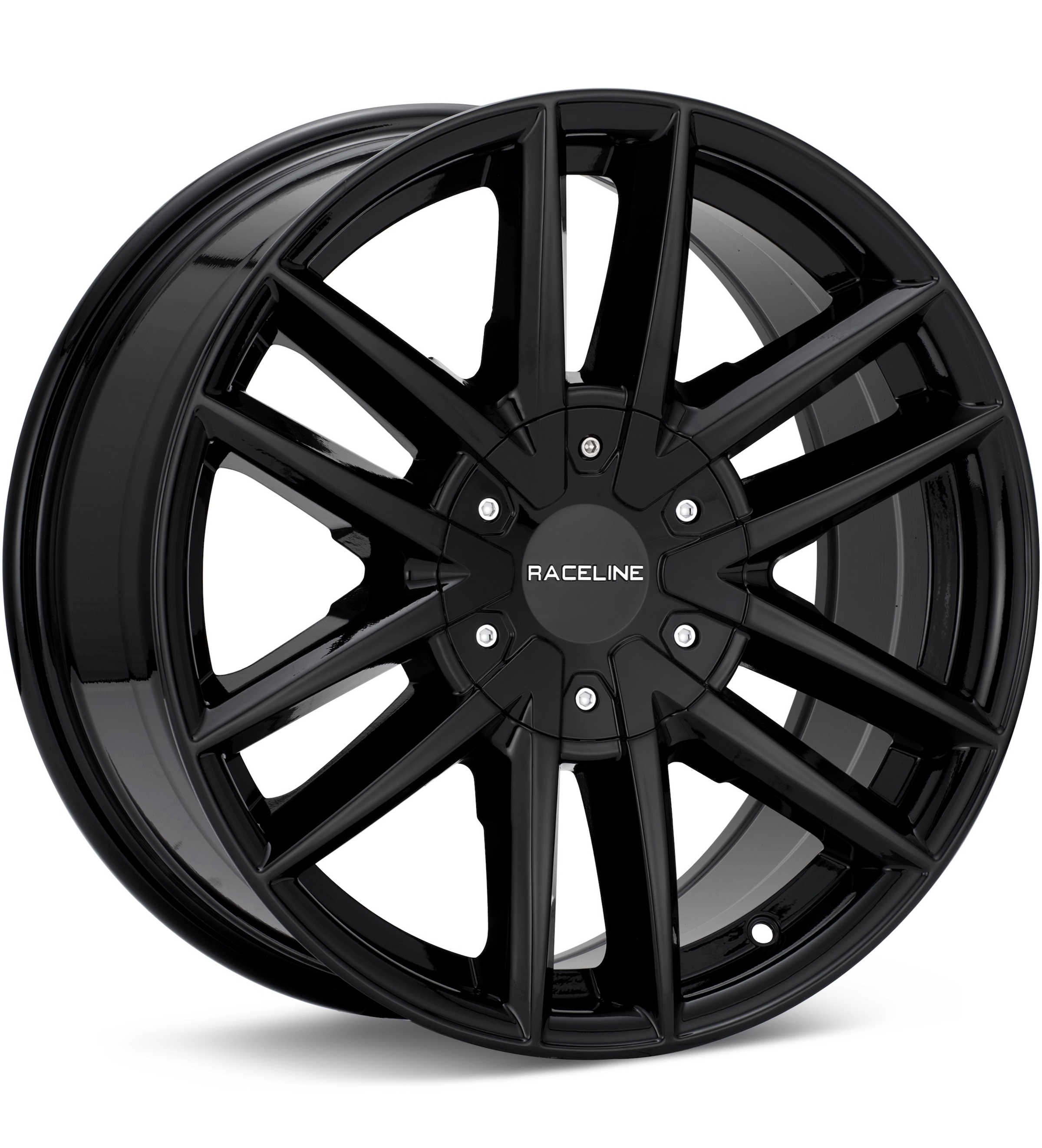 Raceline Impulse Gloss Black Wheels 18 In 18x8 +35 158B-88088+35