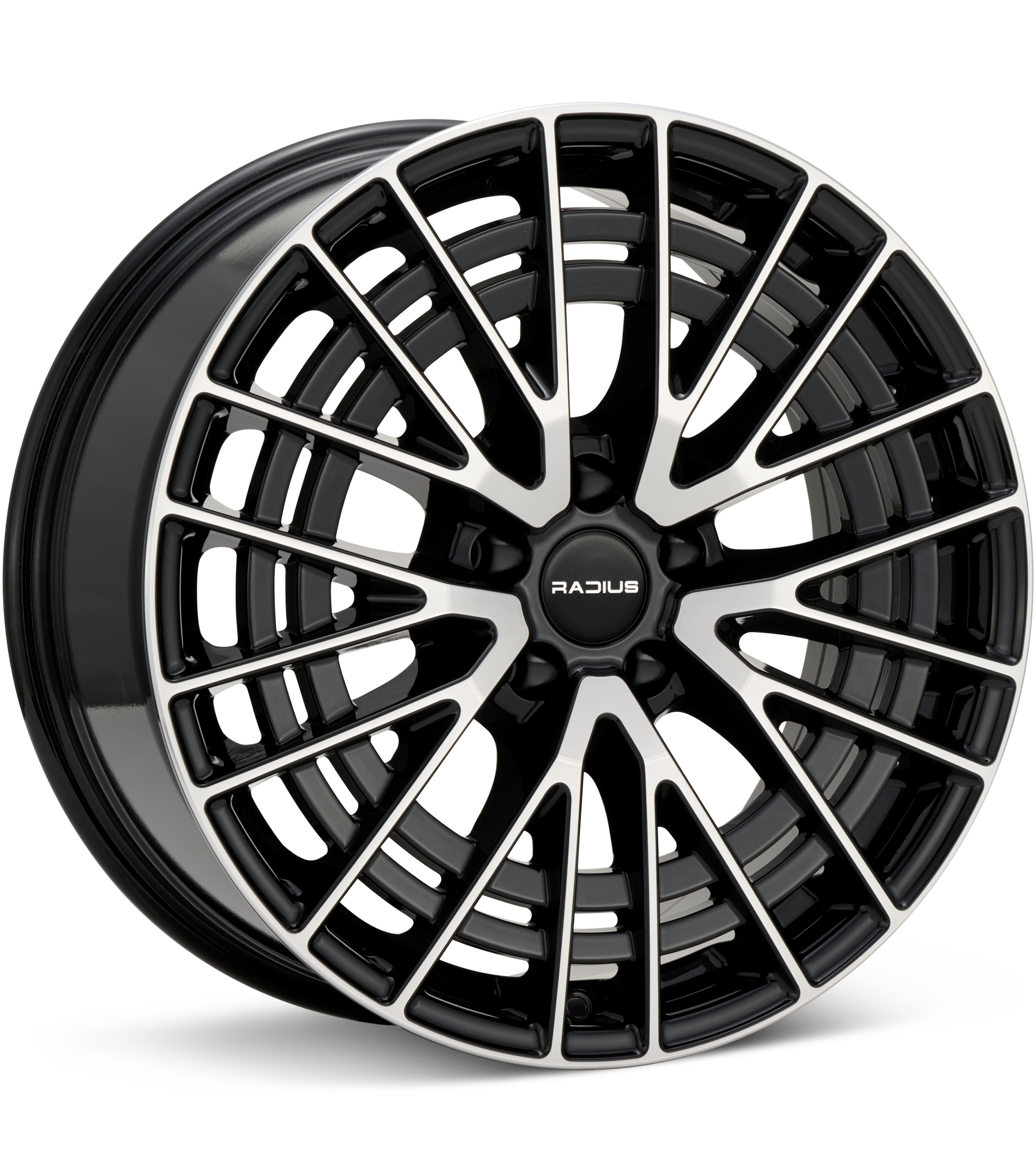 RADIUS WI39 Machined W/Gloss Black Accent Wheels 20 In 20x9 +25 OP40675