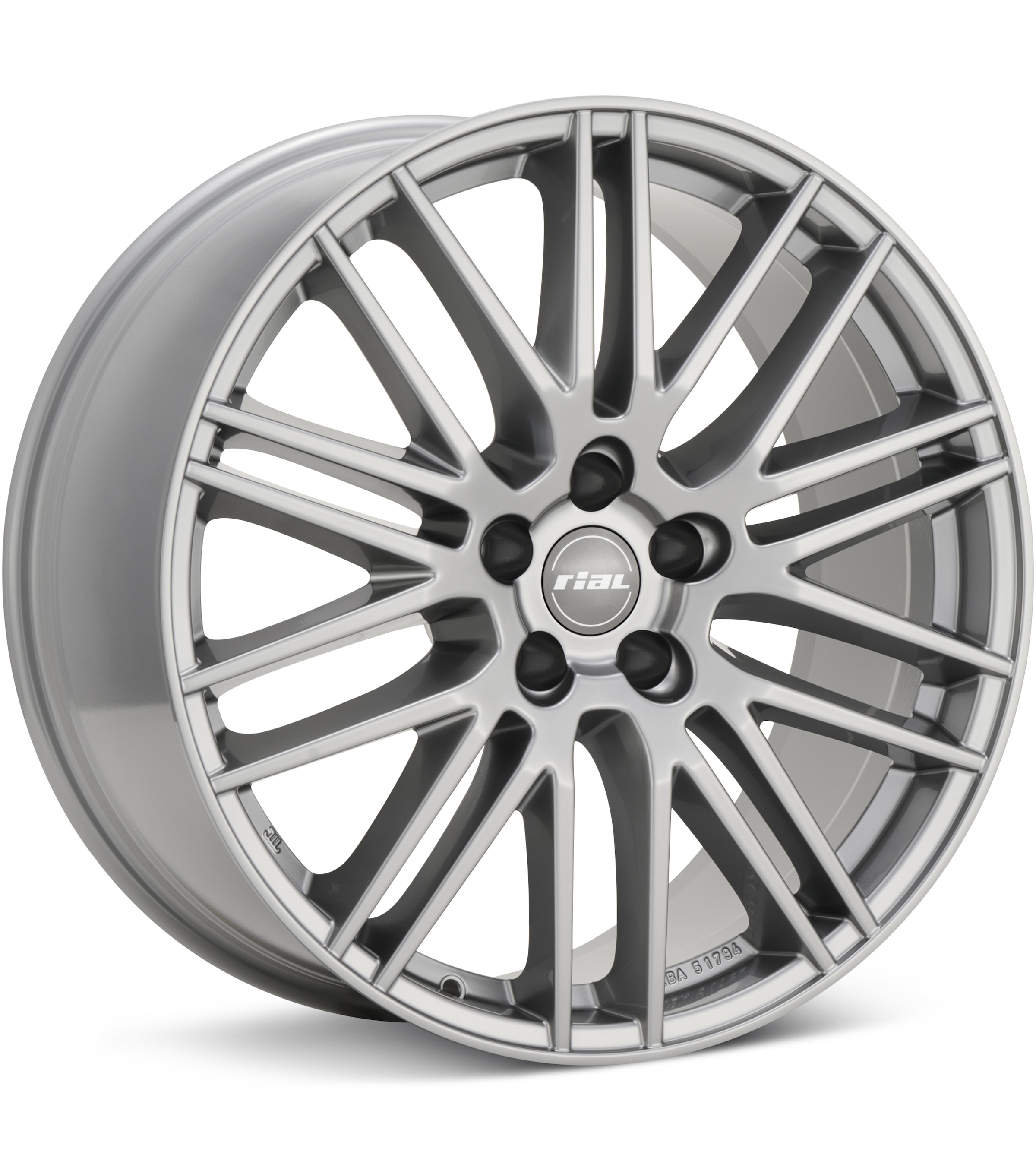 Rial KiboX Metal Grey Wheels 20 In 20x9 +52 KIBX-902052V97-9