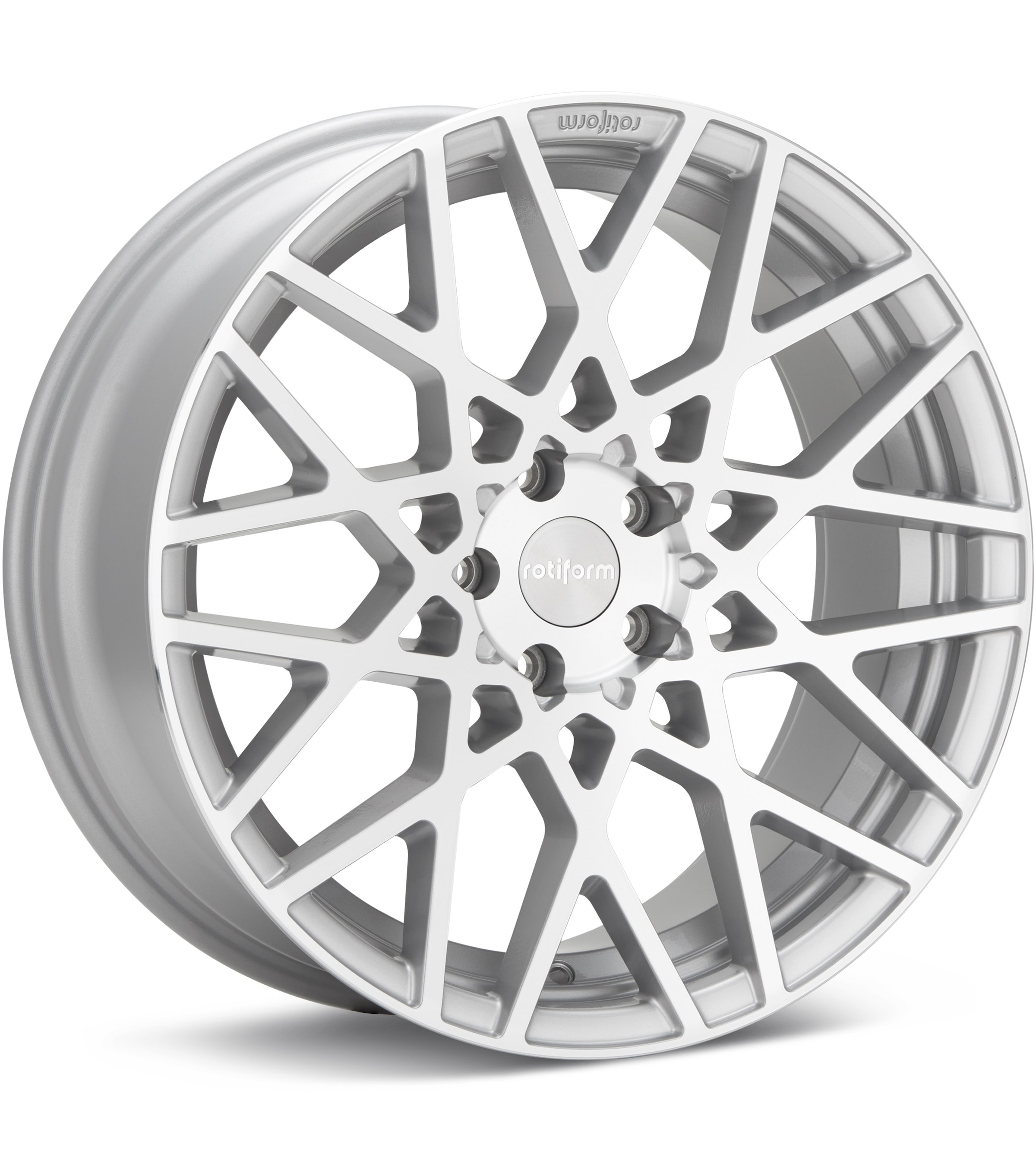 Rotiform BLQ Silver Machined W/Clearcoat Wheels 19 In 19x8.5 +45 R1101985F8+45