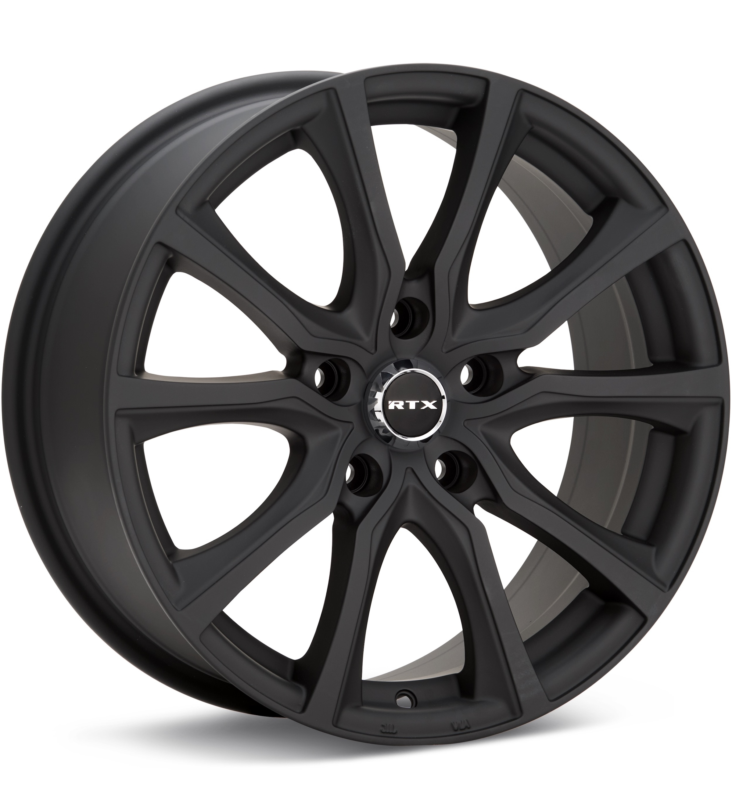 RTX Wheels Contour Black Wheels 17 In 17x7.5 +38 081526