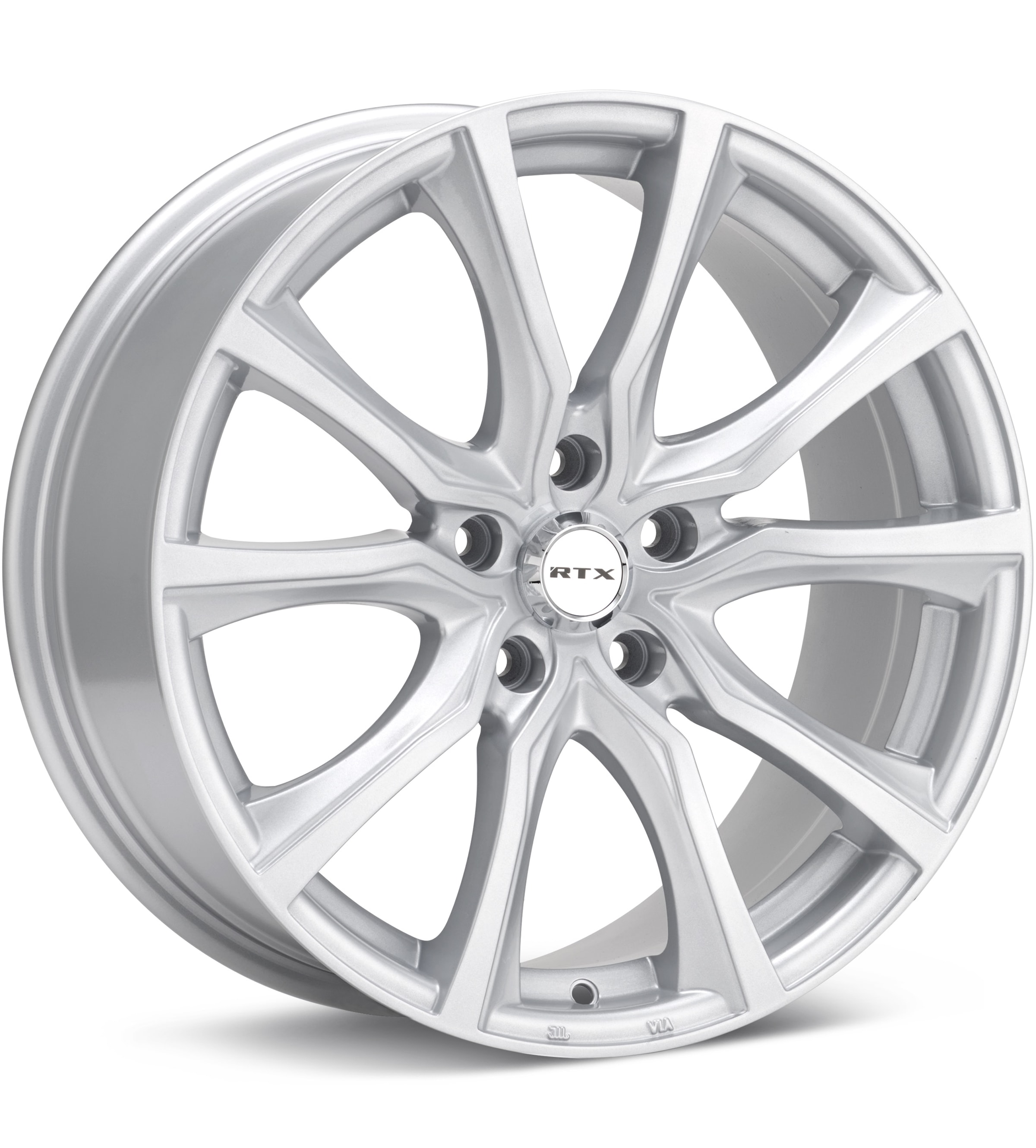 RTX Wheels Contour Silver Wheels 18 In 18x8 +35 081462