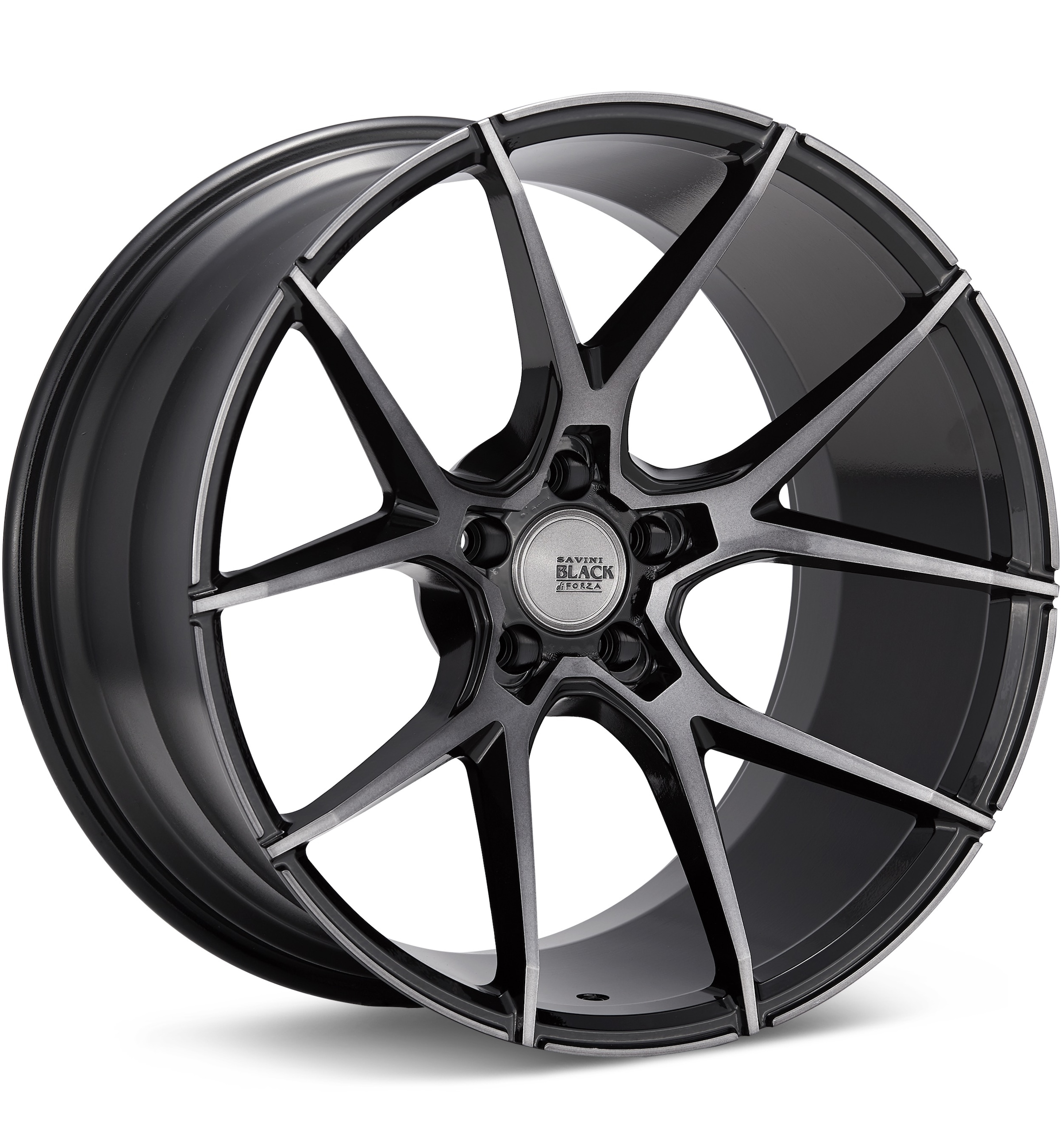 Savini Black Di Forza BM14 Double Dark Tint Wheels 19 In 19x8.5 +42 BM1419085512D4279