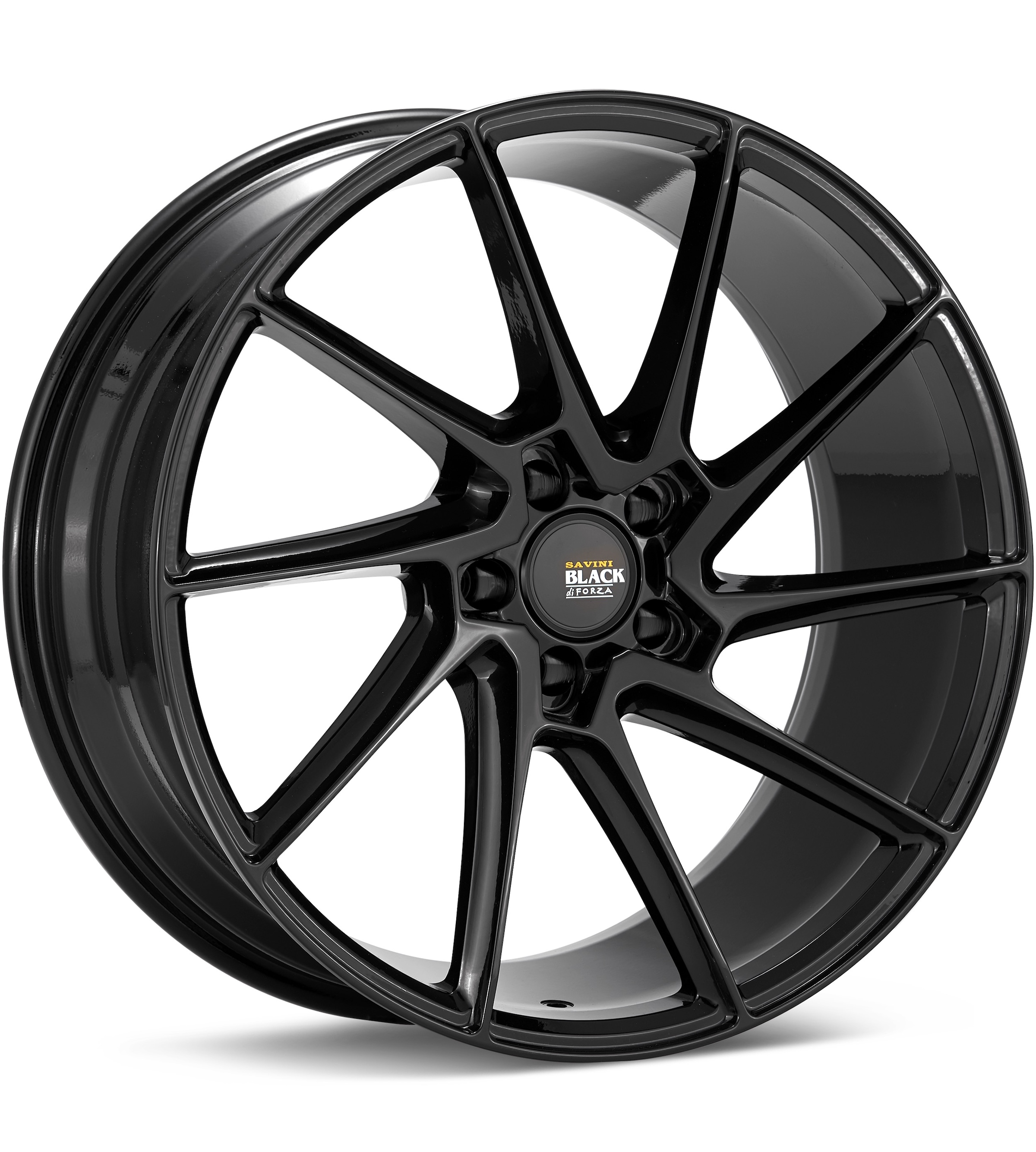 Savini Black Di Forza BM15 Right Gloss Black Wheels 19 In 19x9.5 +45 B1519095545G4579X