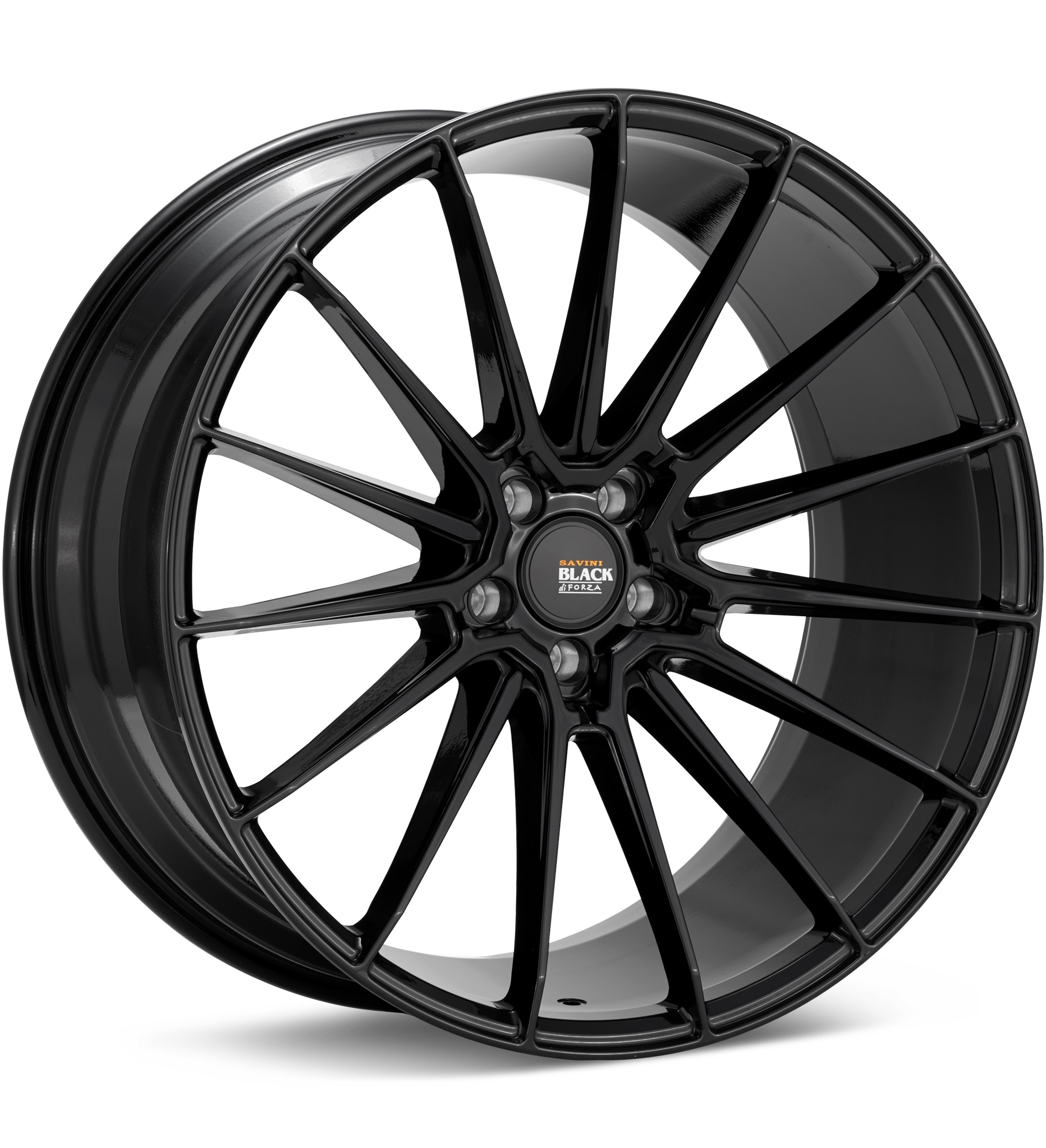 Savini Black Di Forza BM16 Gloss Black Wheels 20 In 20x8.5 +20 BM1620085520G2079