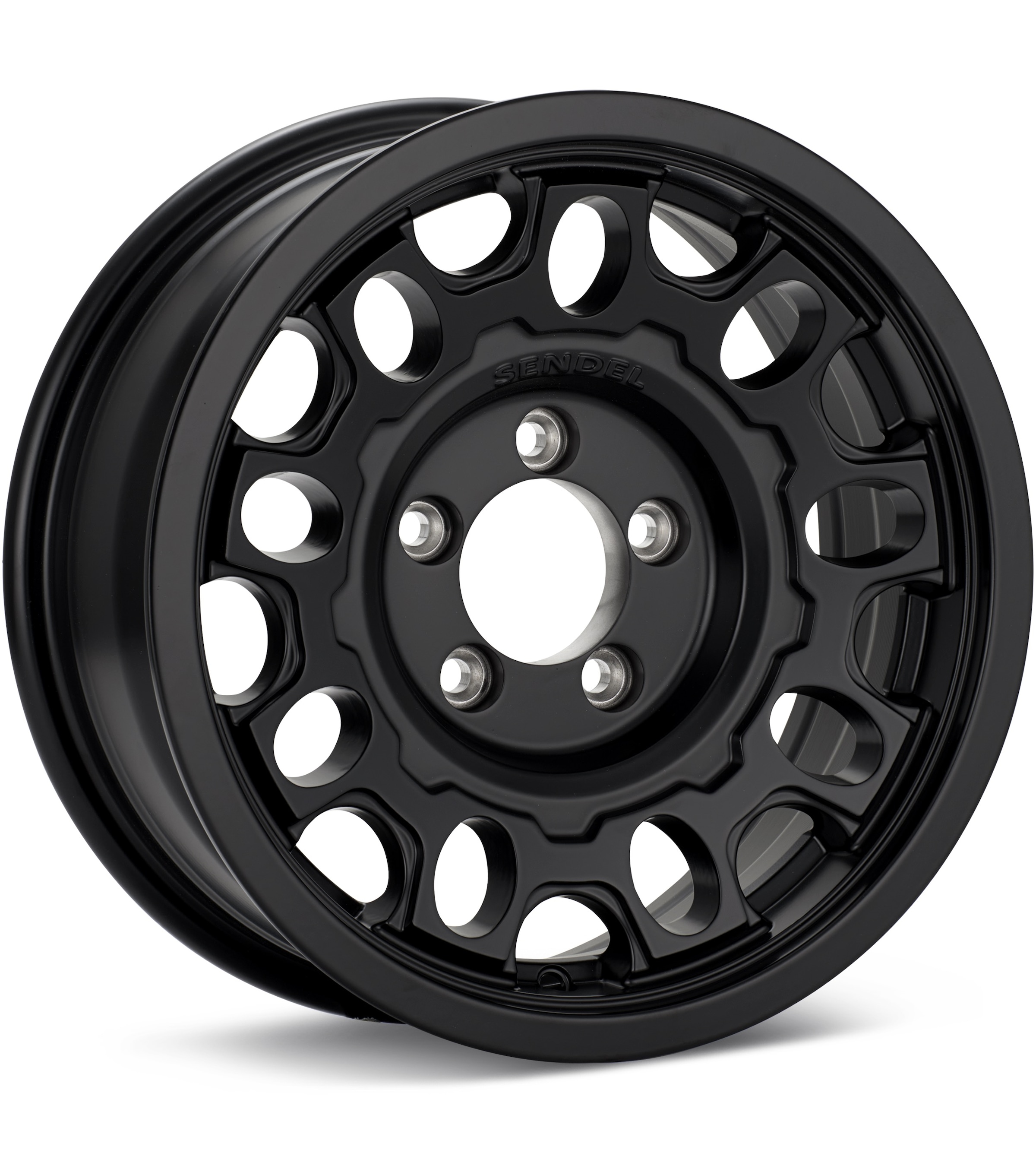 SenDel Towable T17 Black Wheels 16 In 16x7 00 T17-67867MB