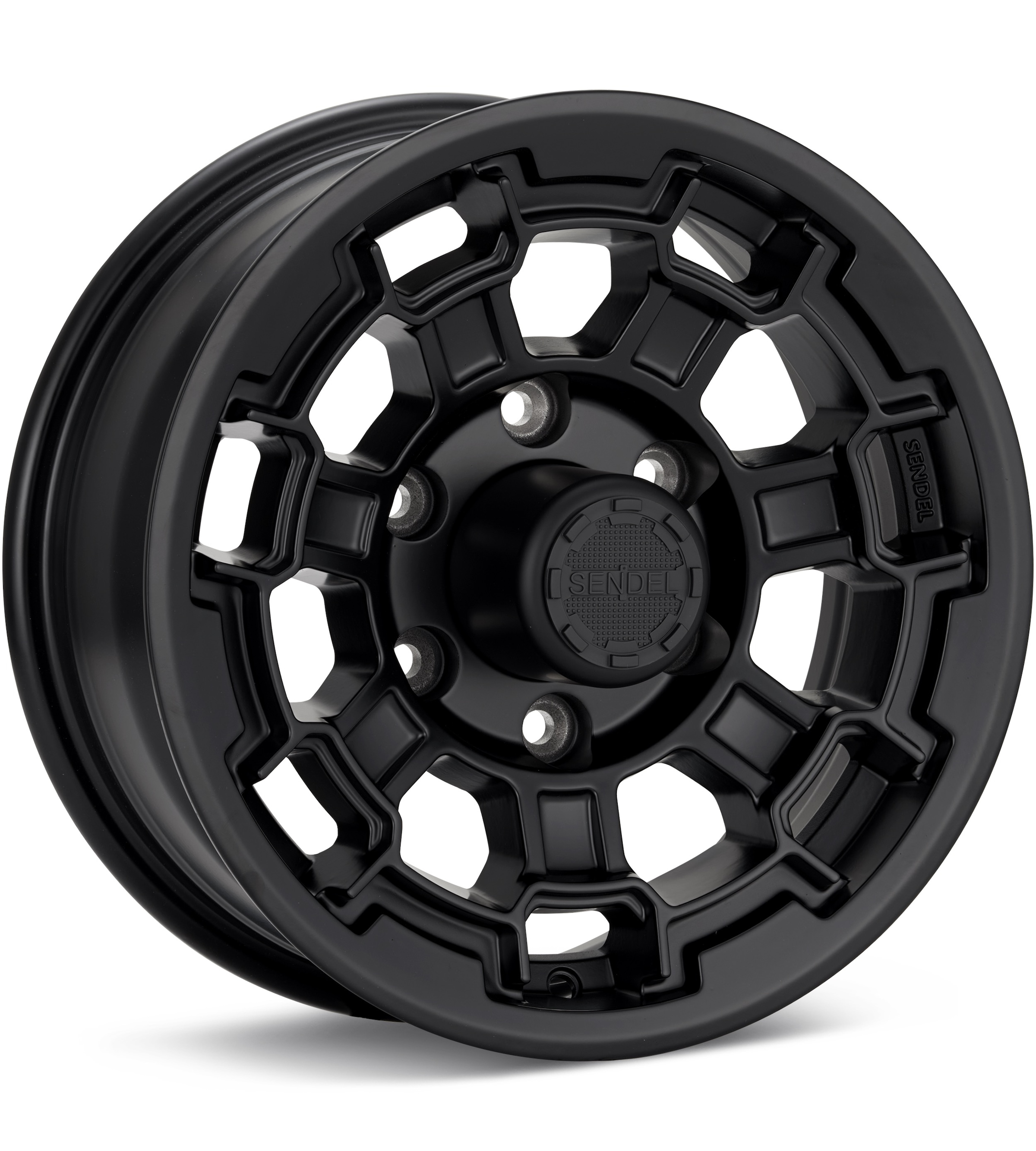 SenDel Towable T18 Black Wheels 16 In 16x7 00 T18-67867MB