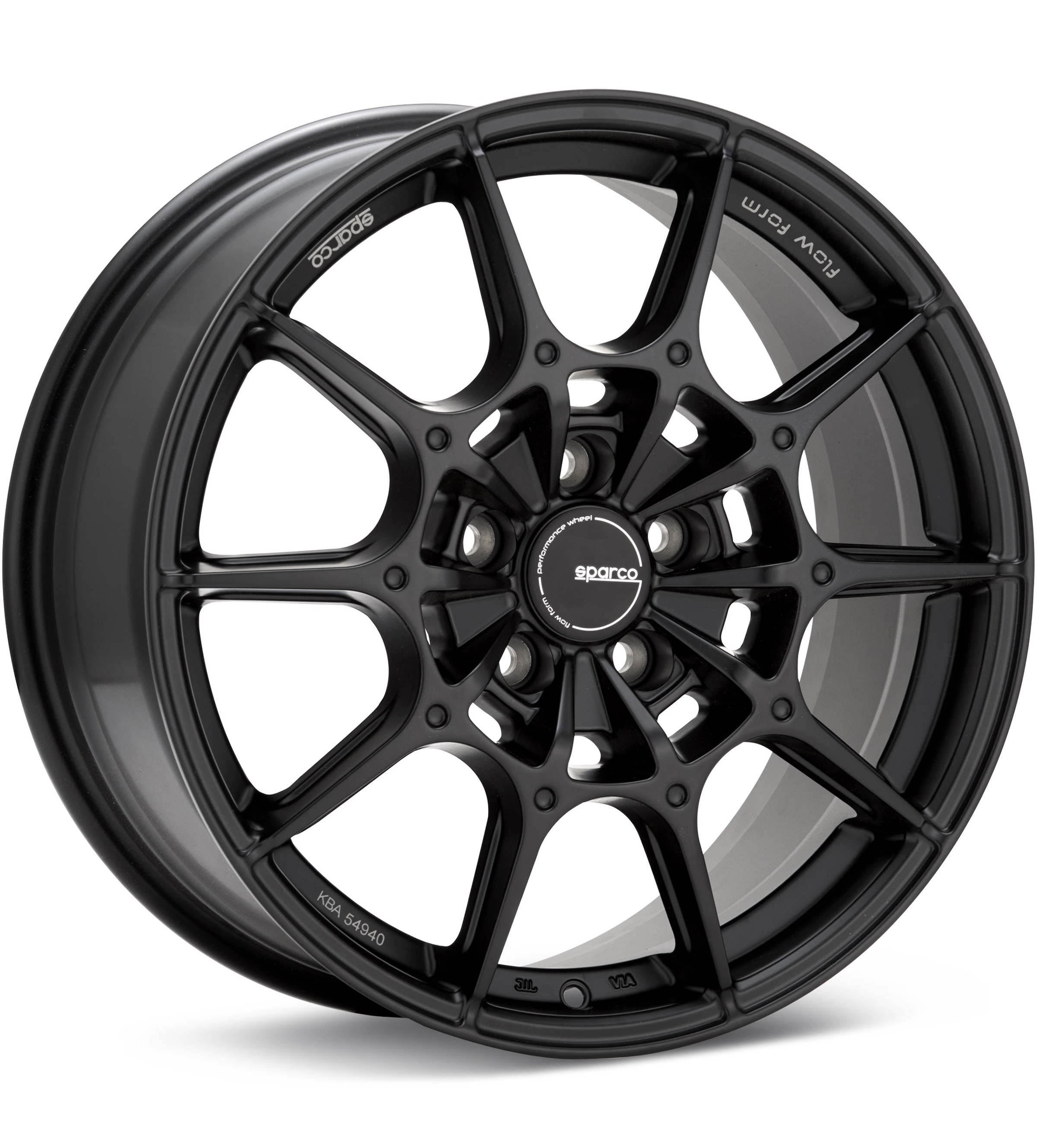 Sparco Flow Form FF2 Black Wheels 18 In 18x8.5 +45 W2910650053