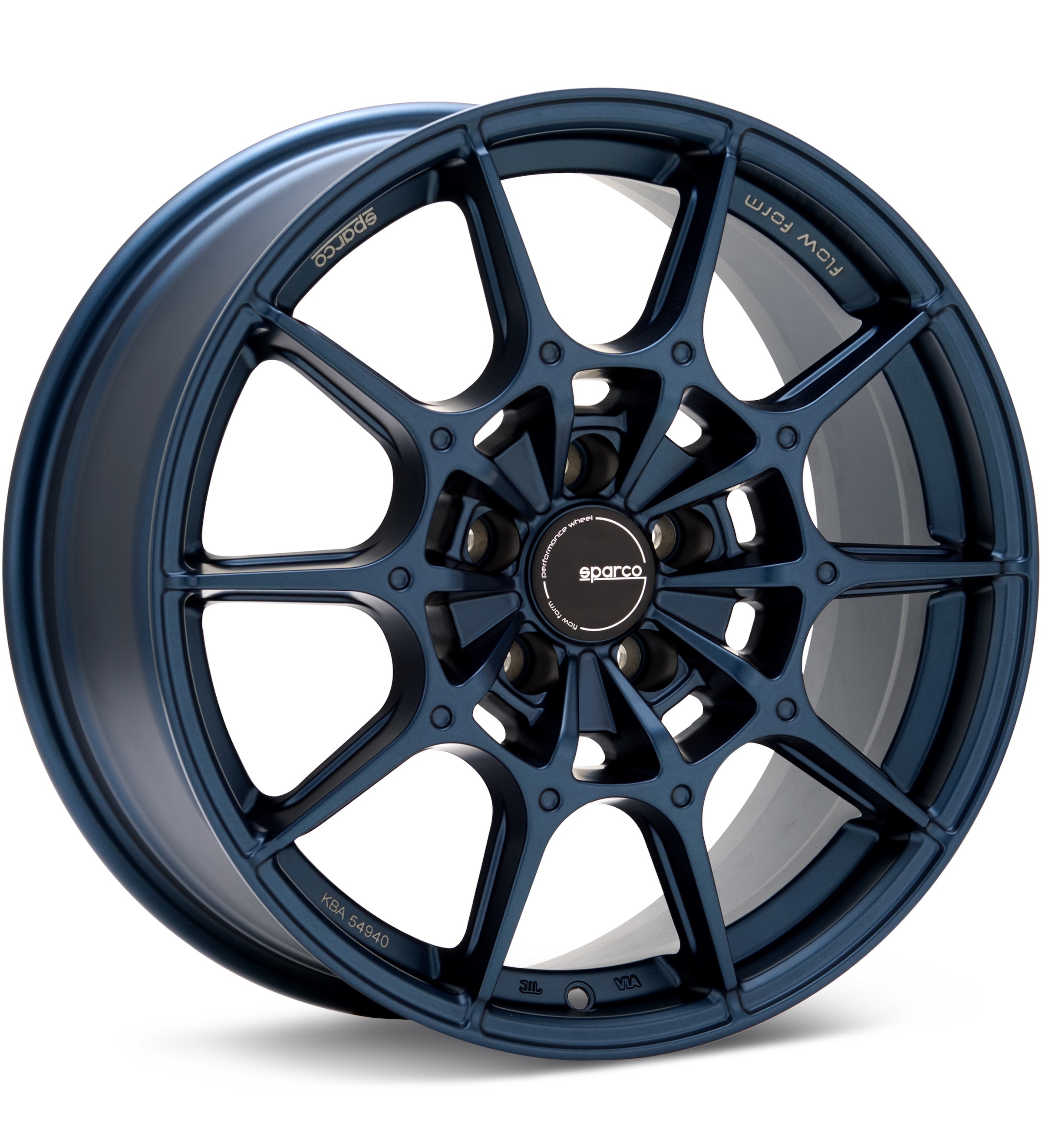 Sparco Flow Form FF2 Matte Blue Wheels 18 In 18x8 +40 W29105503RS