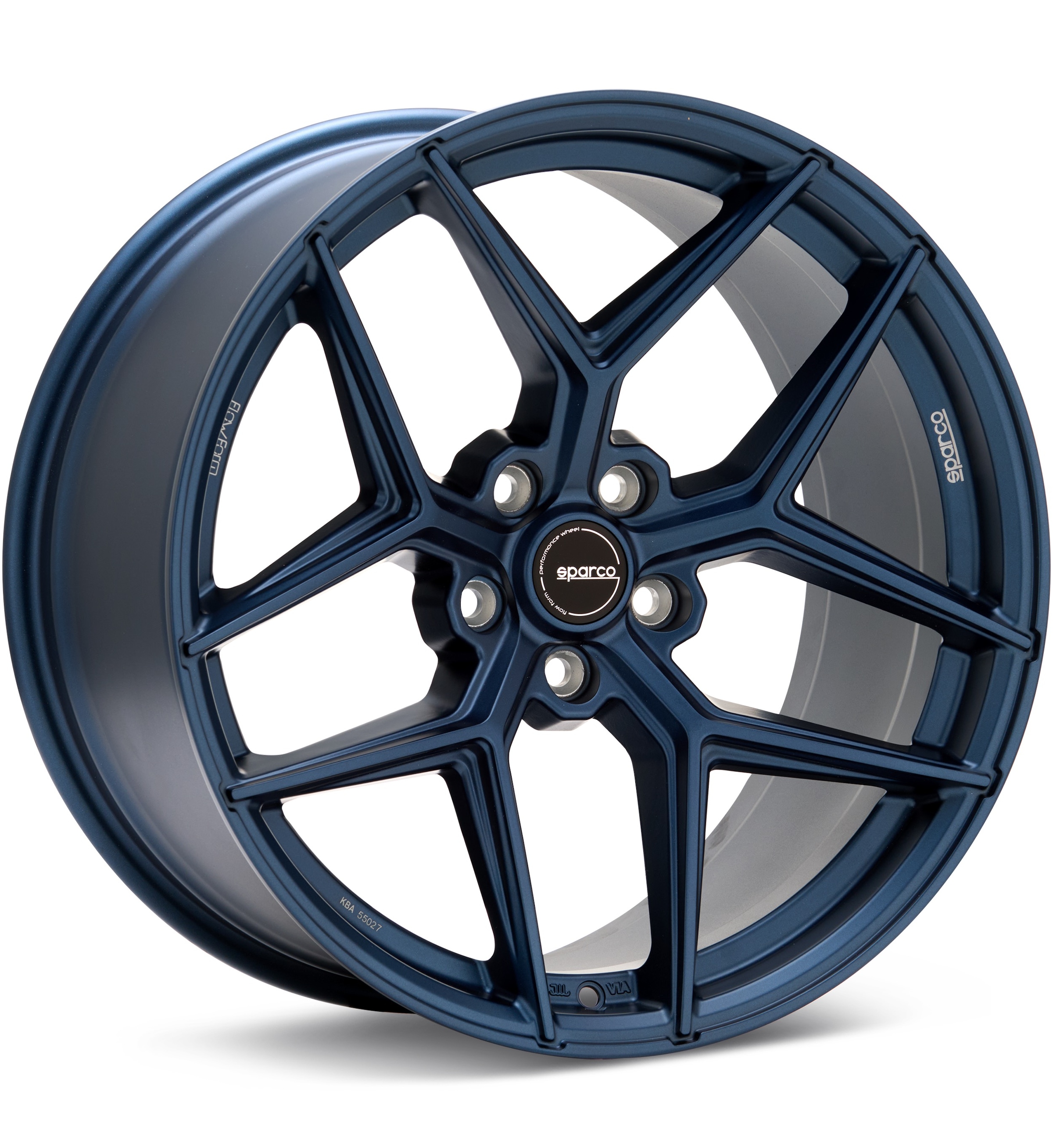 Sparco Flow Form FF3 Matte Blue Wheels 19 In 19x8.5 +44 W29110500RS