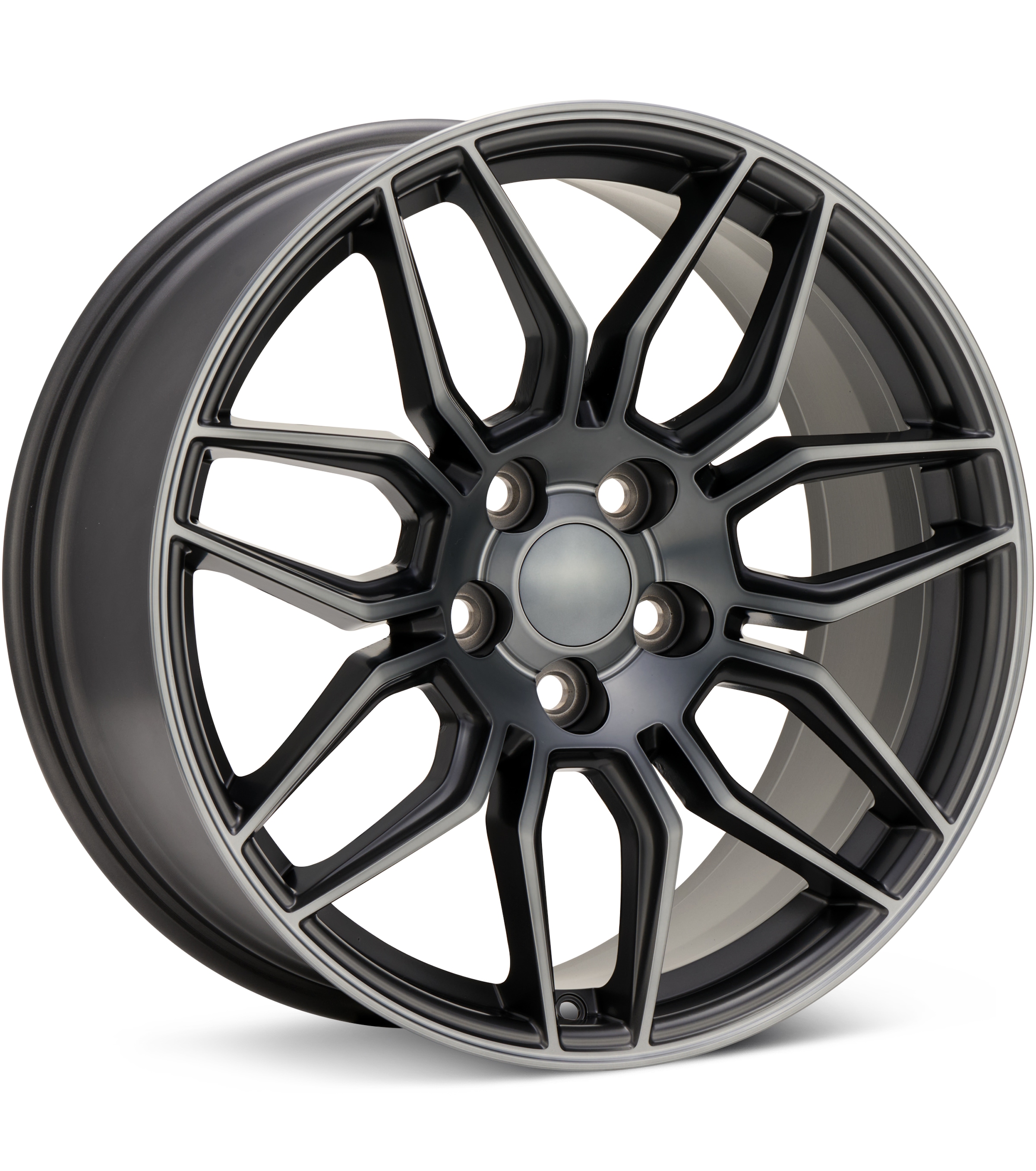 Sport Muscle SM401F Titan Grey Machined/Dark Tint Wheels 20 In 20x11 +52 401011522027F