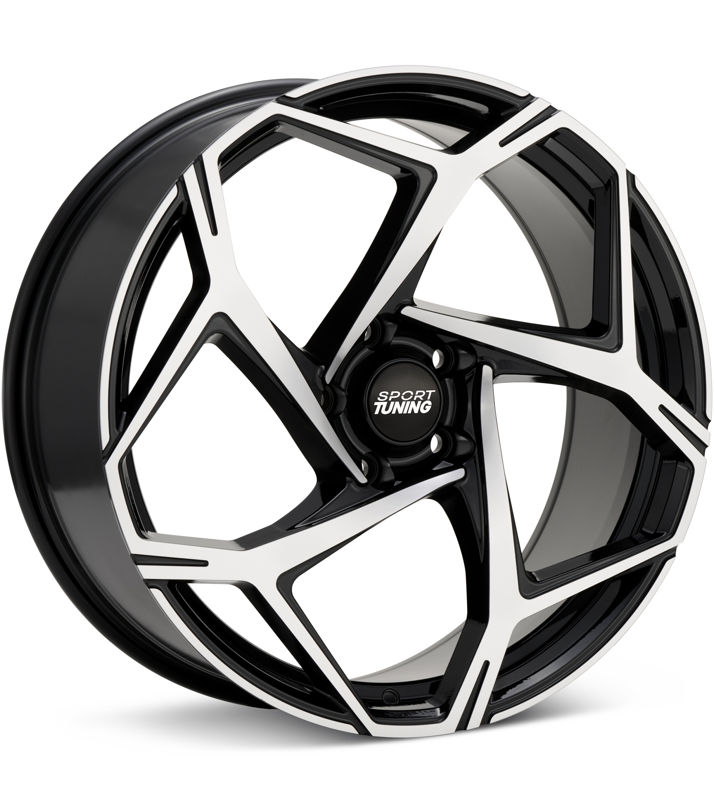 Sport Tuning ST14 Machined W/Black Accent Wheels 19 In 19x8 +45 ST14980455114BMF