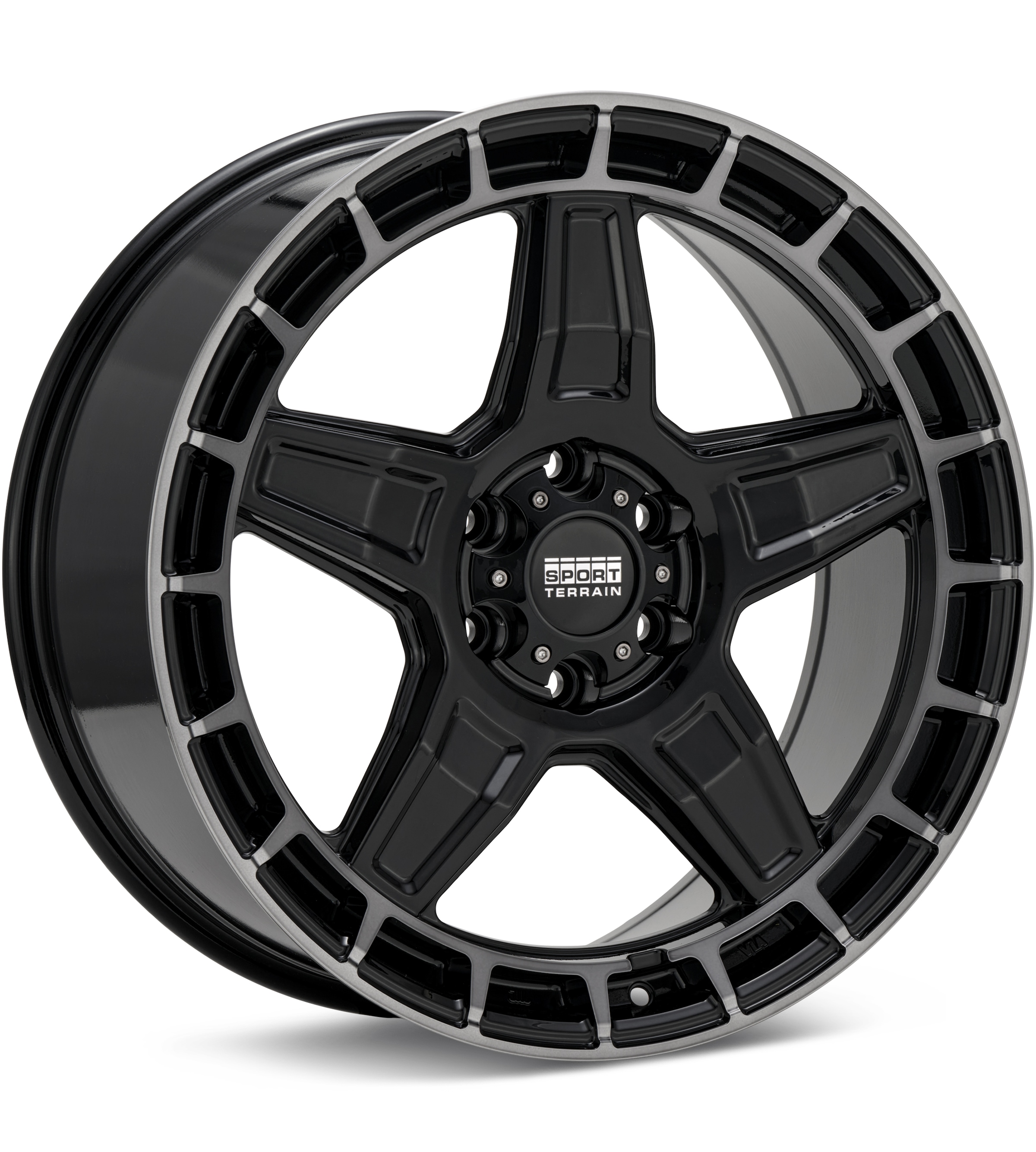 Sport Terrain TK16 Black Machined W/Dark Tint Wheels 18 In 18x8 +45 TK168811BMDT