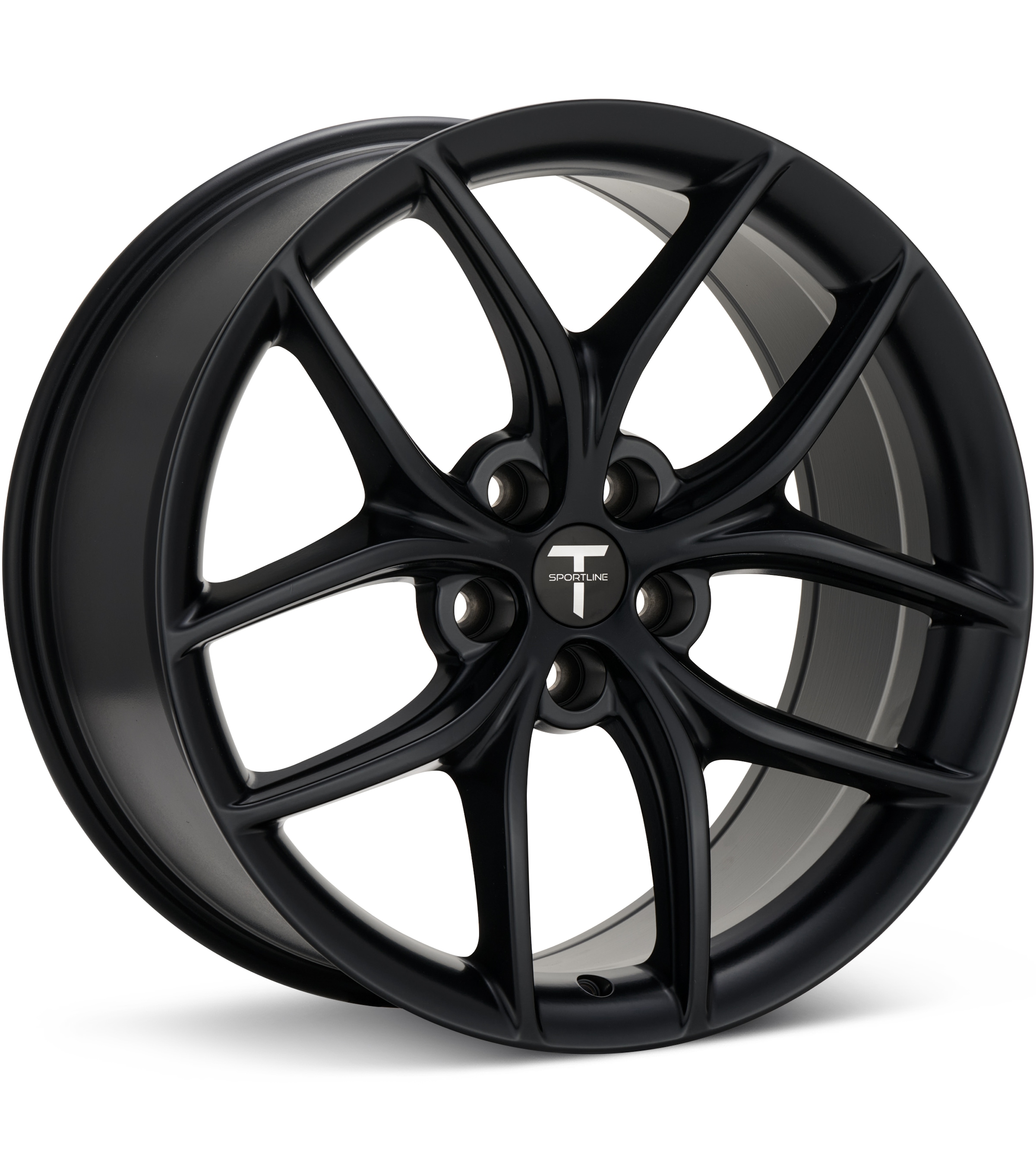 T Sportline TS5 Satin Black Wheels 20 In 20x9 +35 T52090512035SB