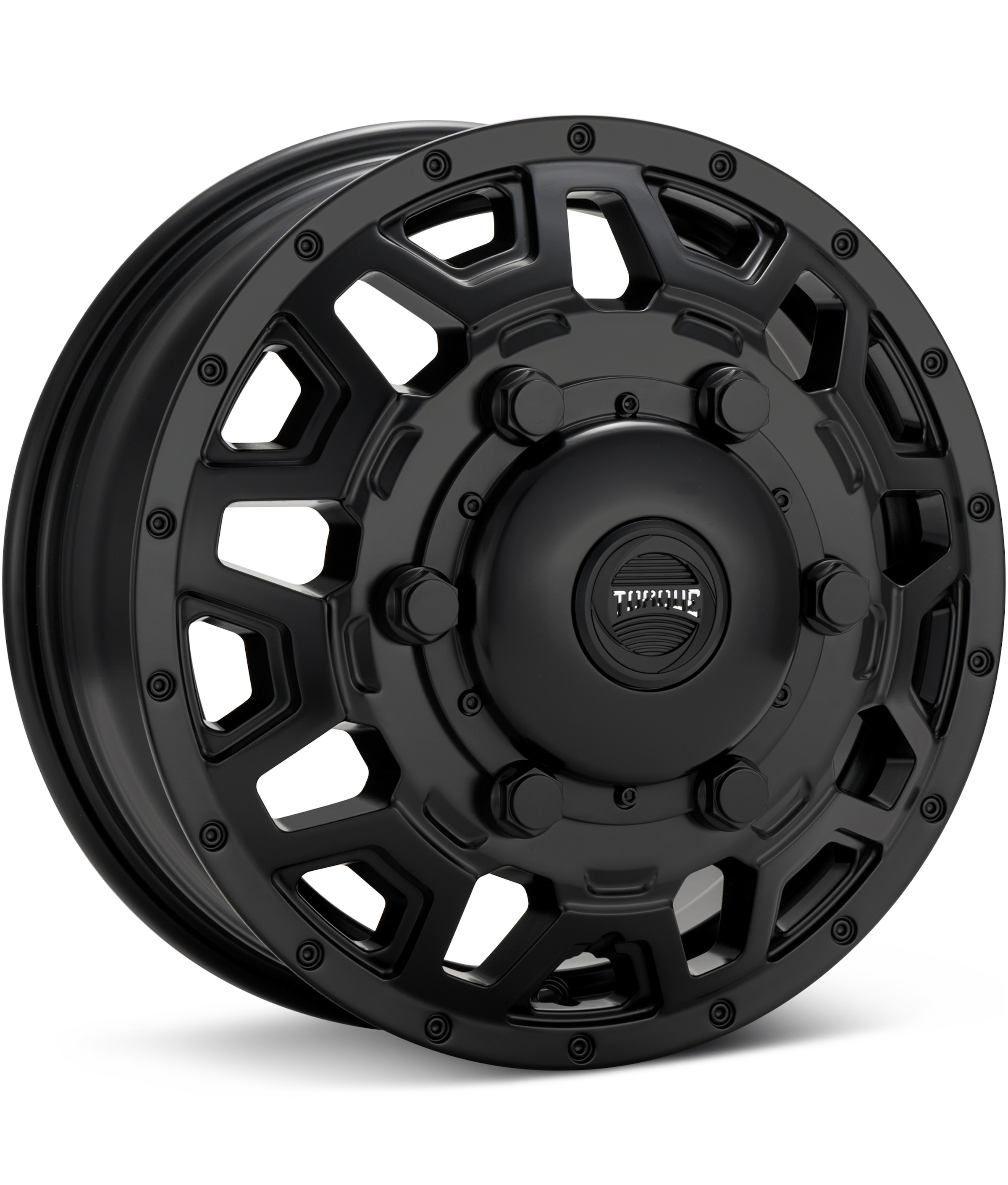 Torque Wheels Rush Dually Satin Black Wheels 16 In 16x6 +110 51416607004110