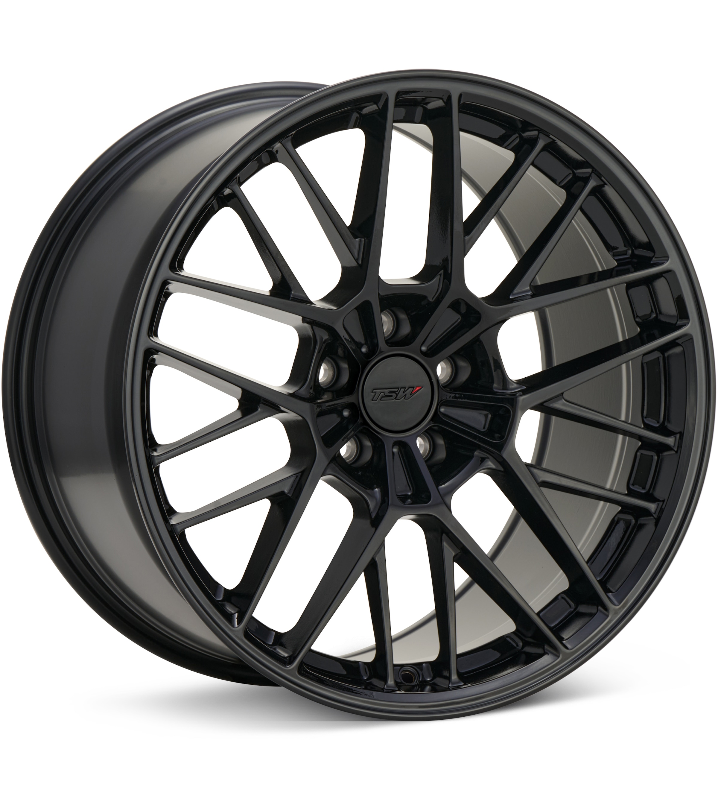 TSW Daytona Gloss Black Wheels 21 In 21x10.5 +38 TW001BX21055238