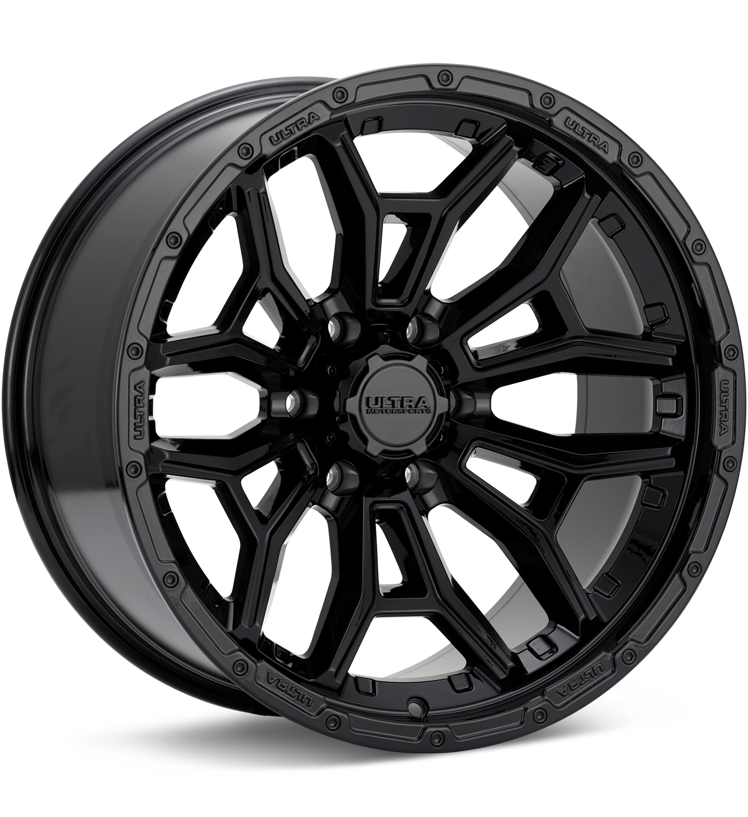 Ultra Warmonger 6 Gloss Black Wheels 20 In 20x9 +18 126-2963BK+18