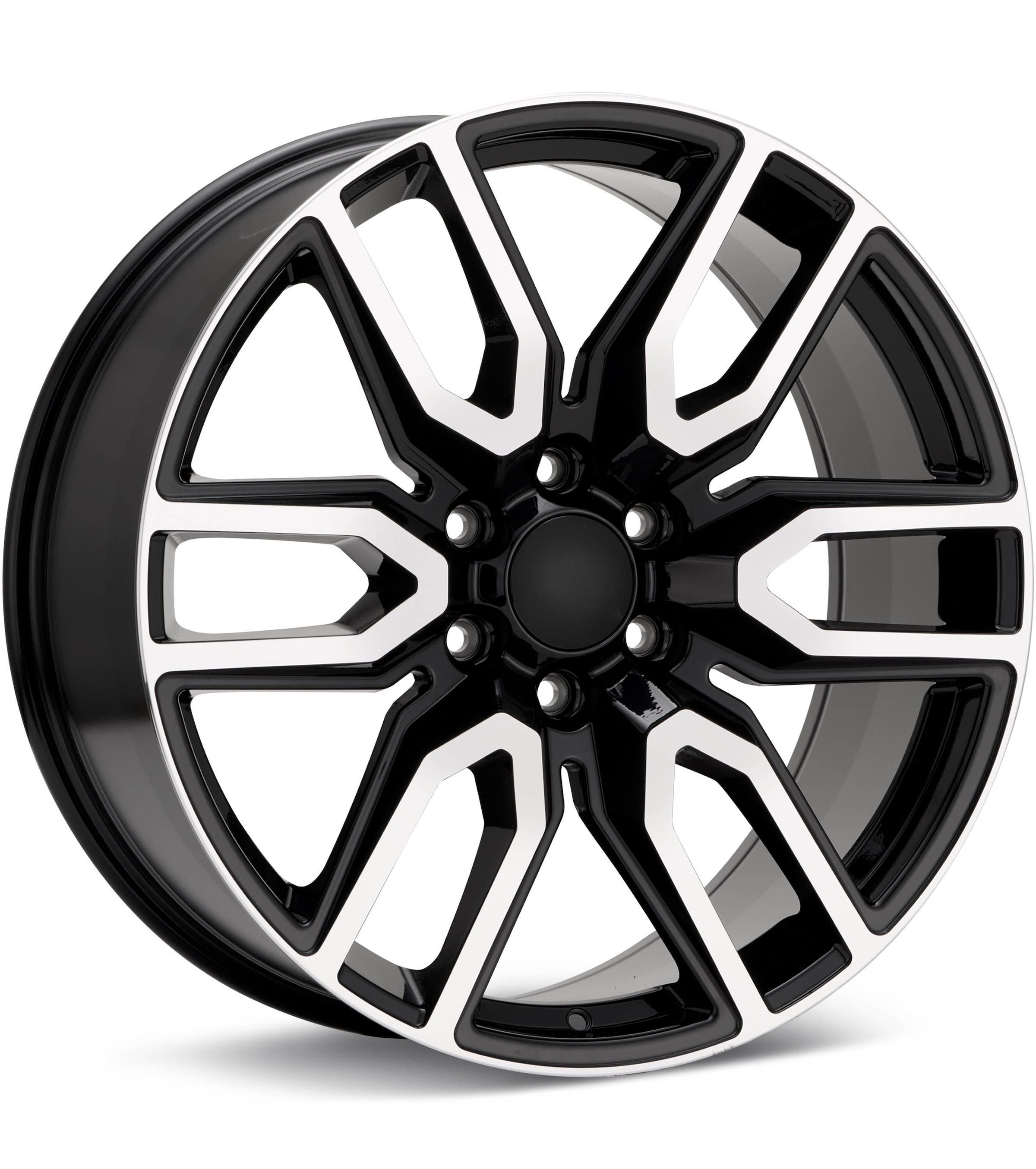 Voxx Replica Denali NZH Machined W/Gloss Black Accent Wheels 20 In 20x9 +27 NZH290-613927GBMF