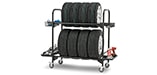 Tire Rack Rolling Tire Storage Rack